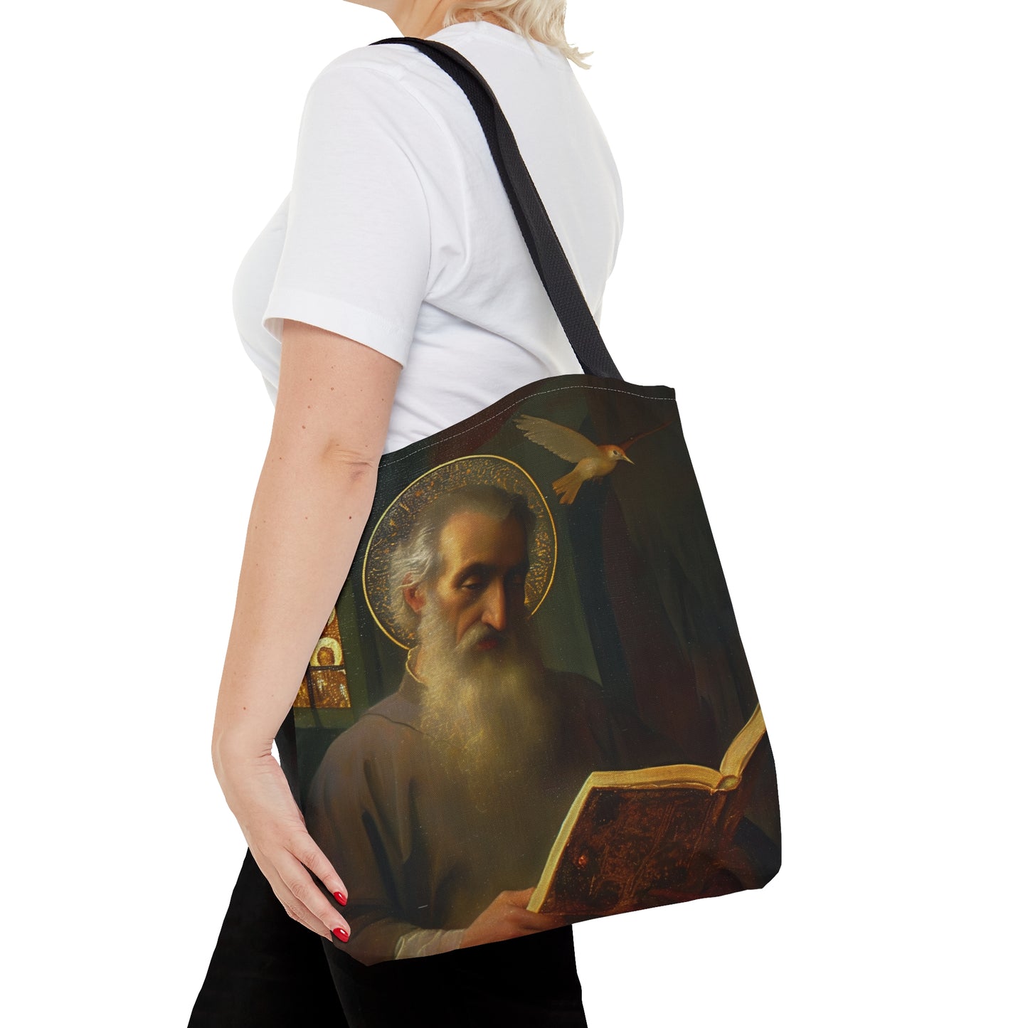 Saint Issac of Armenia Tote Bag - Large Medium Small Faith Art Bag - Catholic Faith Purse - Religious - Prayer Bag - Devotional Purse