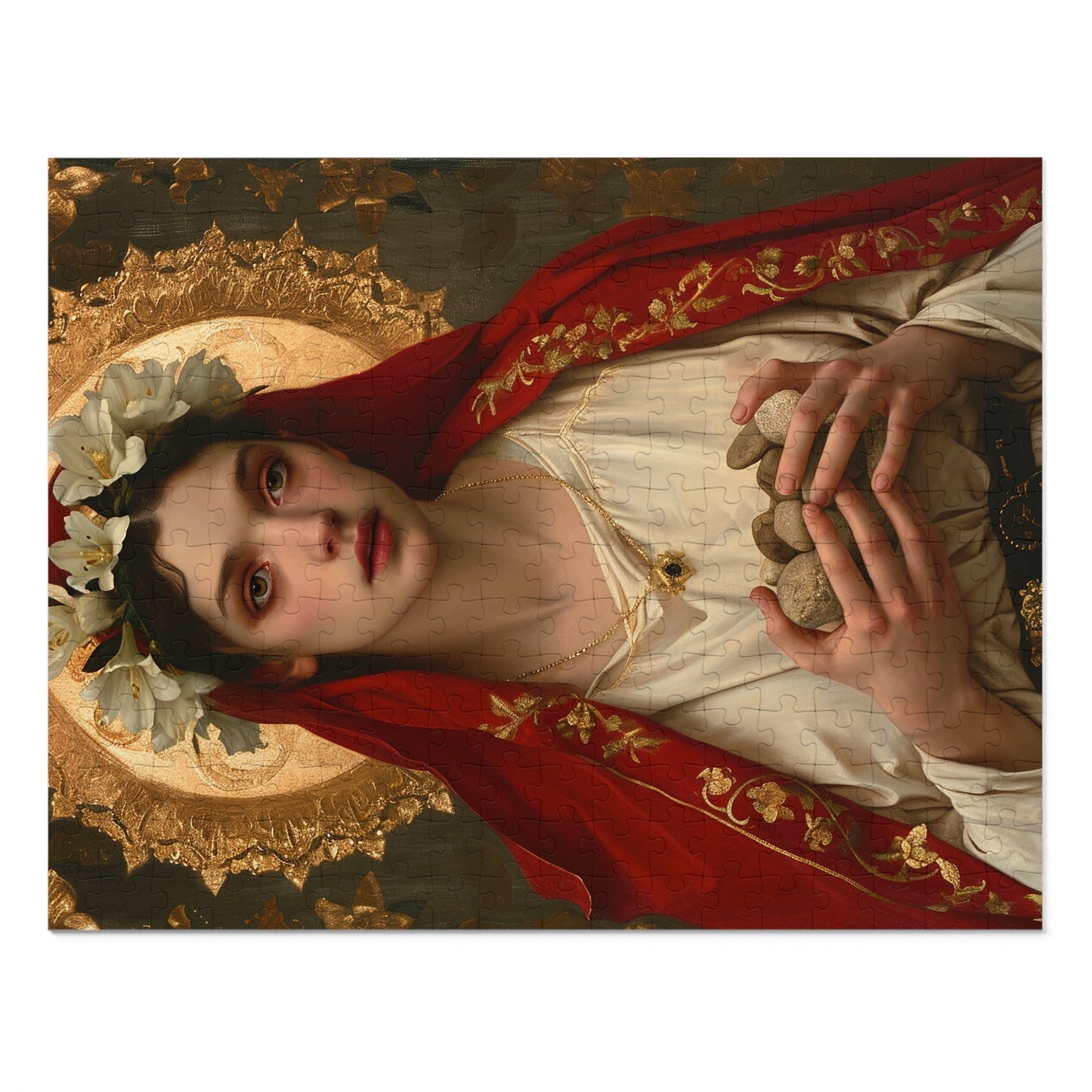 Saint Emerentiana - Puzzle and Keepsake Tin - Jigsaw Puzzle (30, 110, 252, 500,1000-Piece) - Religious Puzzle