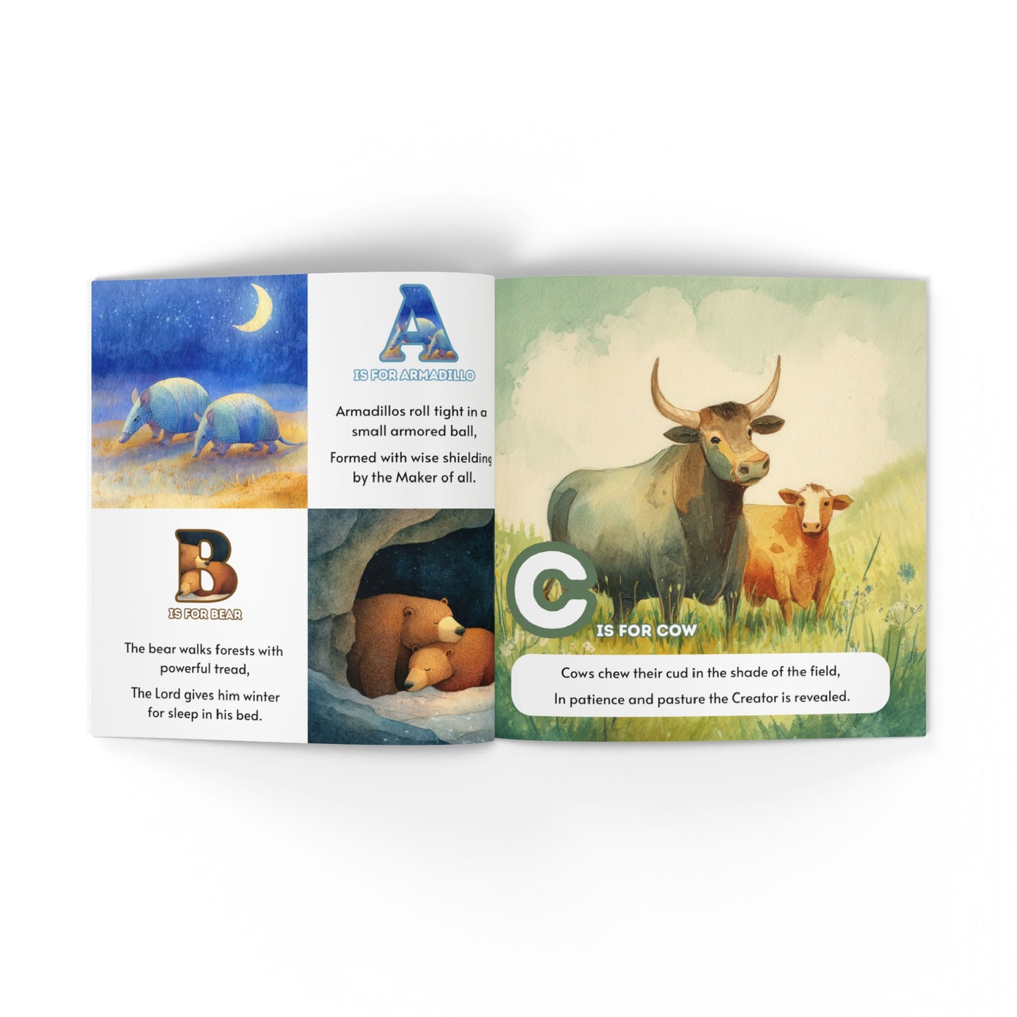 D is for Dove (Softcover) Noah's Ark ABC Book | Christian Animal Alphabet for Kids | Bible Animals Children's Book | Christian Kids Book