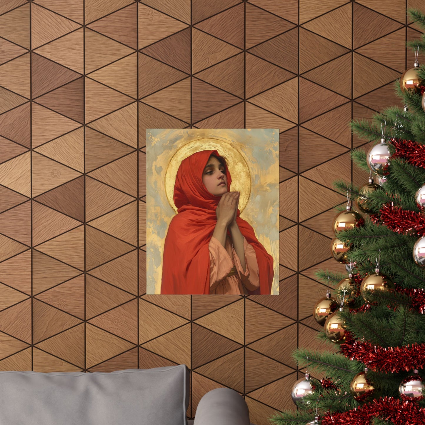 Saint Laura of Cordoba - Sanctified Souls Print - Multiple Sizes - Premium Posters - Catholic Art - Christian Home Decor Art