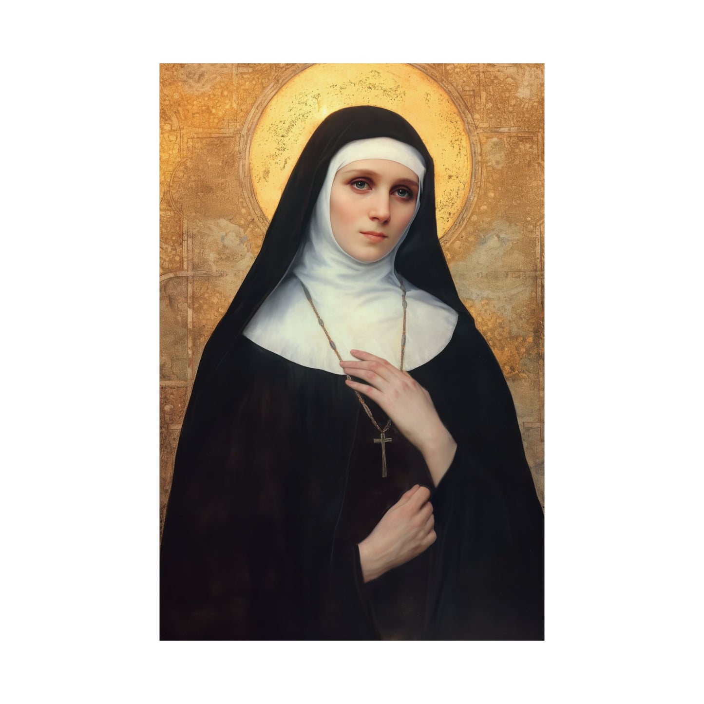 Saint Benedetta Cambiagio Poster Print - Sanctified Souls Print - Multiple Sizes - Premium Posters - Catholic Art for your home