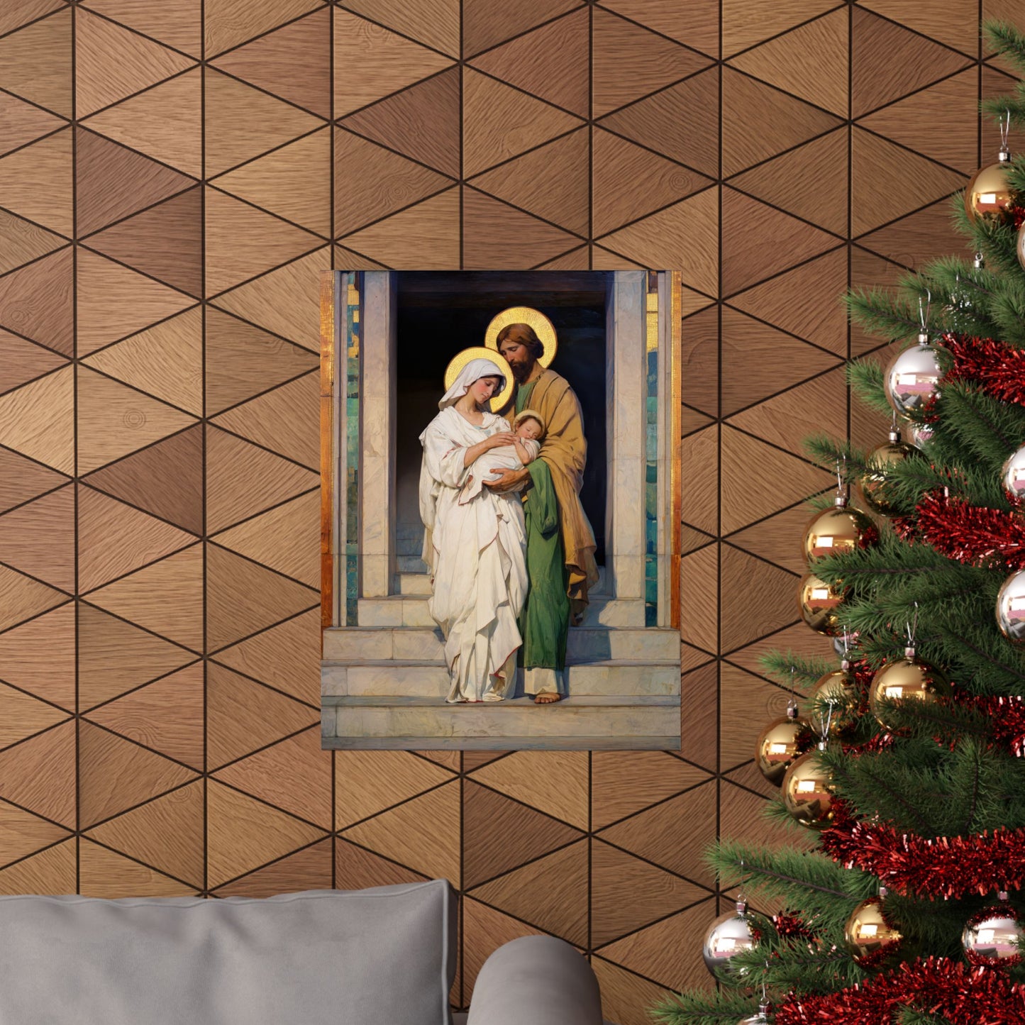 The Feast of the Presentation of the Lord - Holy Family - Sanctified Souls Print - Multiple Sizes - Premium Matte Vertical Posters