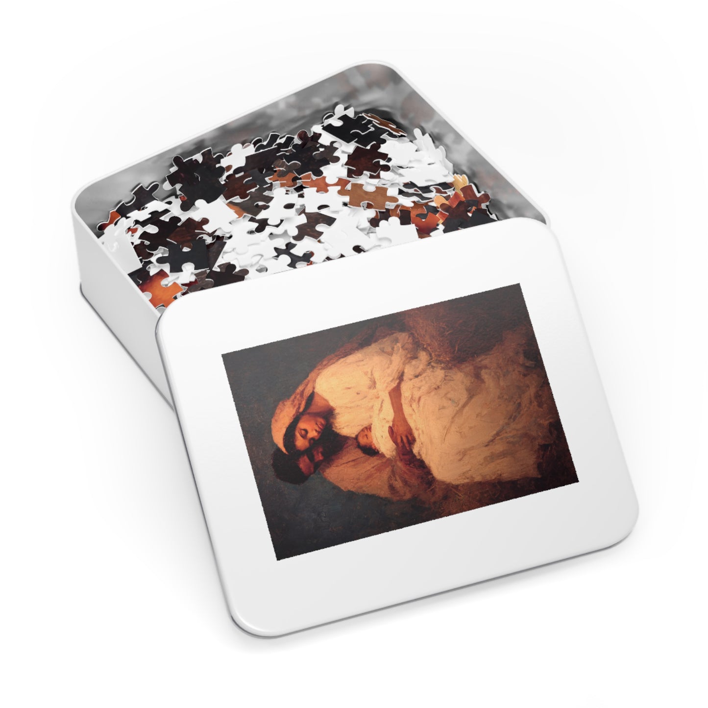 Love Made Visible in the Holy Family - Puzzle & Keepsake Tin - Religious Jigsaw Puzzle (30, 110, 252, 500,1000-Piece)