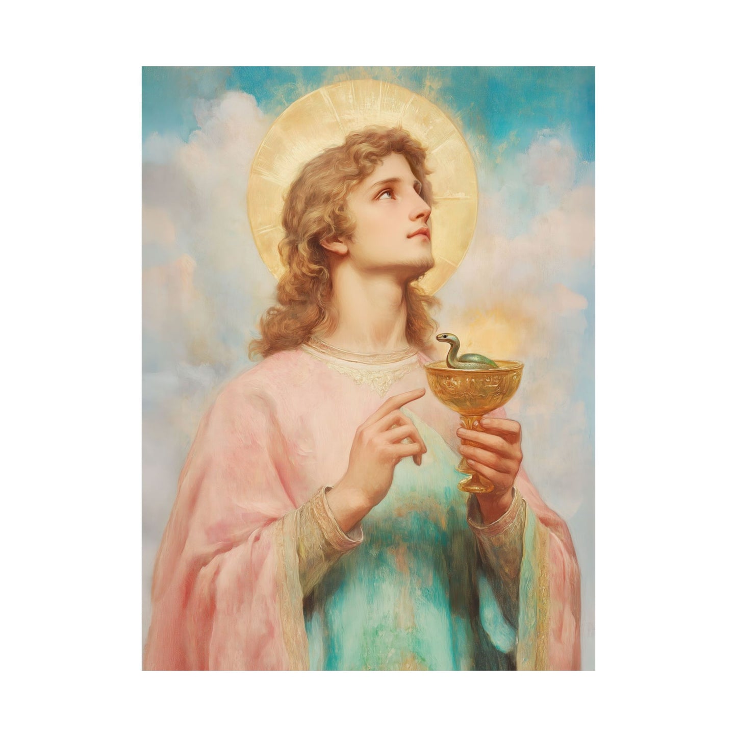 Copy of Saint John the Apostle - Sanctified Souls Print - Multiple Sizes - Premium Matte Vertical Posters