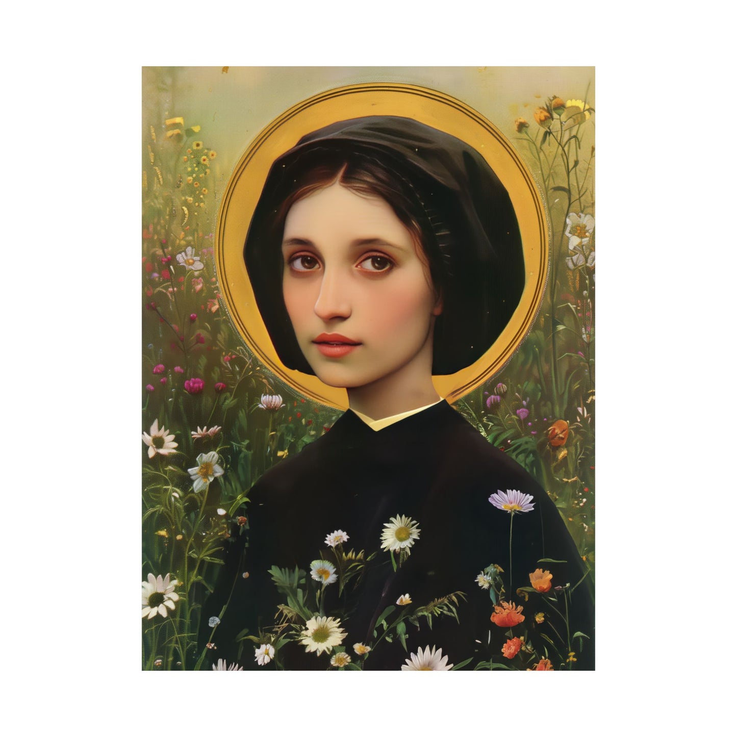 Saint Vincenza Gerosa Poster Print - Sanctified Souls Print - Multiple Sizes - Premium Posters - Catholic Art for your home