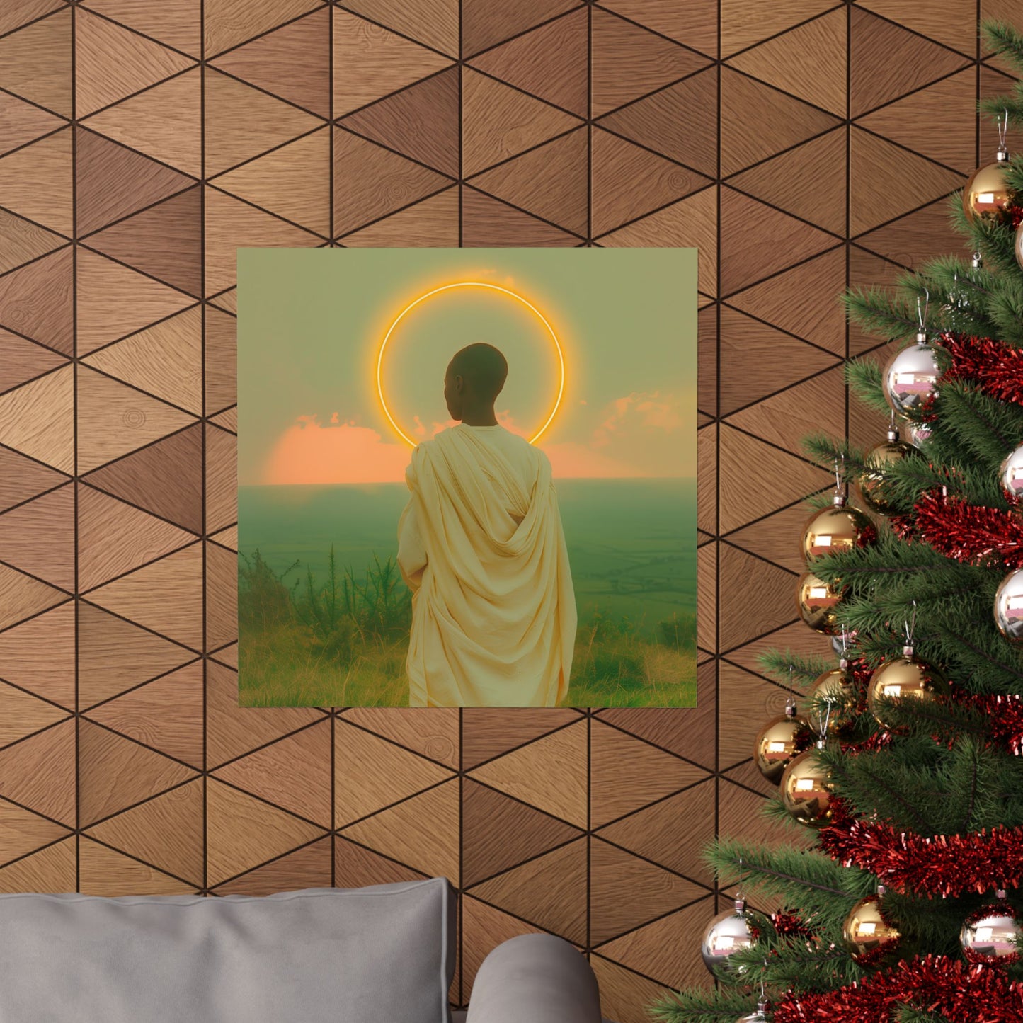 Saint Charles Lwanga- Sanctified Souls Print - Multiple Sizes - Premium Posters - Catholic Art - Christian Home Decor Artwork