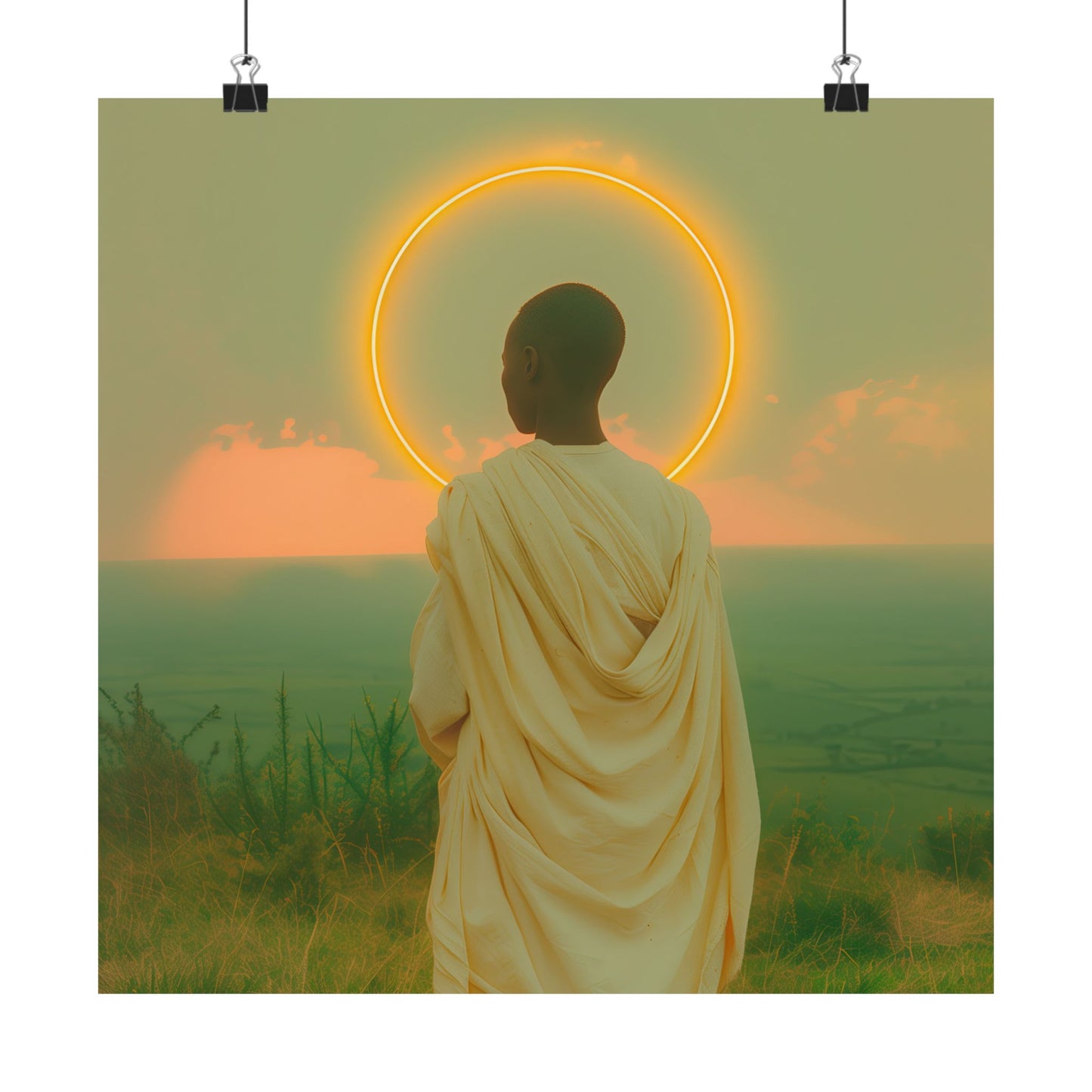 Saint Charles Lwanga- Sanctified Souls Print - Multiple Sizes - Premium Posters - Catholic Art - Christian Home Decor Artwork