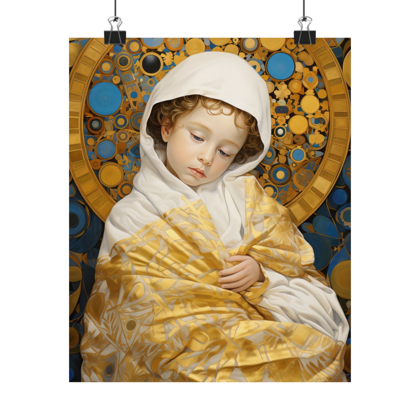 Divine Innocence: The Christ Child - Sanctified Souls Print - Multiple Sizes - Premium Matte Vertical Posters