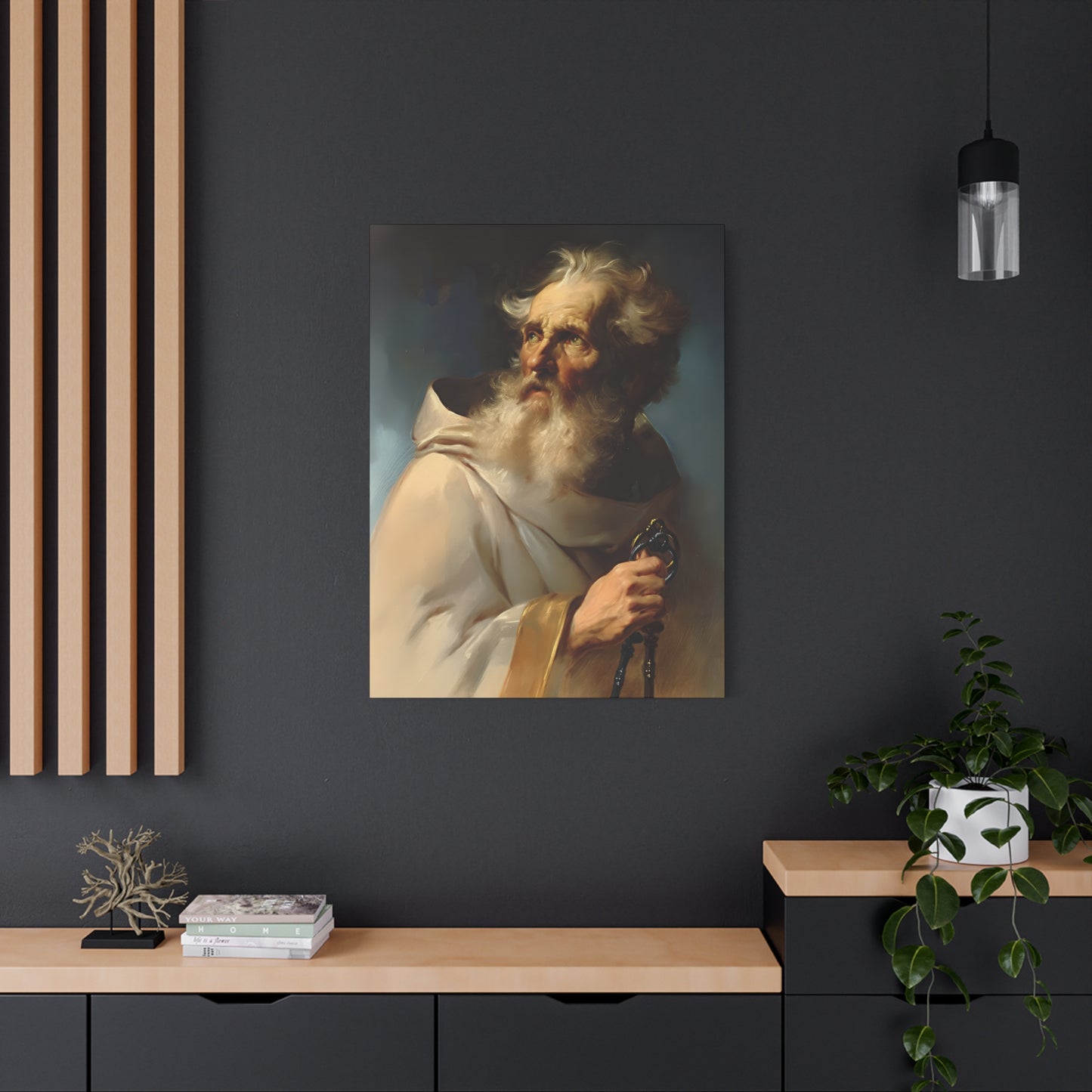 Saint Peter the Apostle - Museum Wrapped Canvas - Print - Religious Art for your Home - Christian print - Prayer Room - Catholic