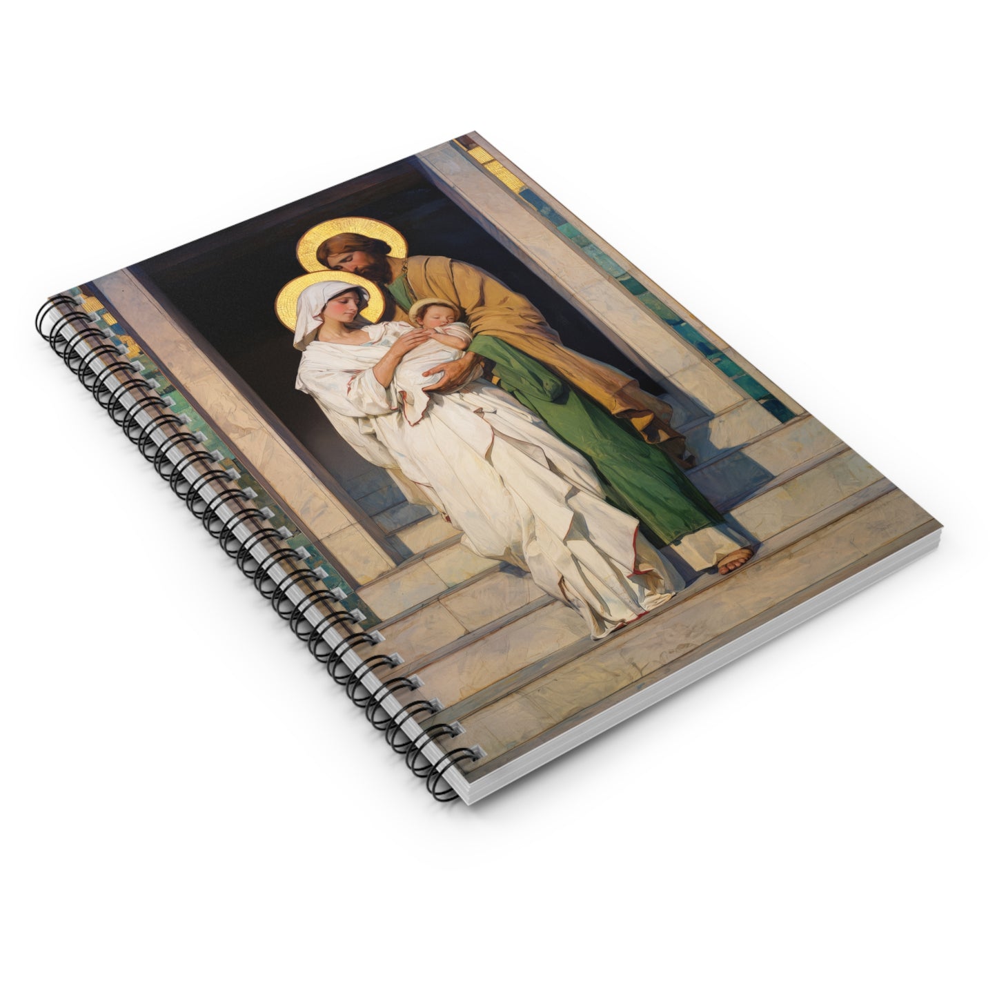 The Feast of the Presentation of the Lord - Holy Family - Journal - Sanctified Souls Art - Religious Based Notebook - Spiral Notebook