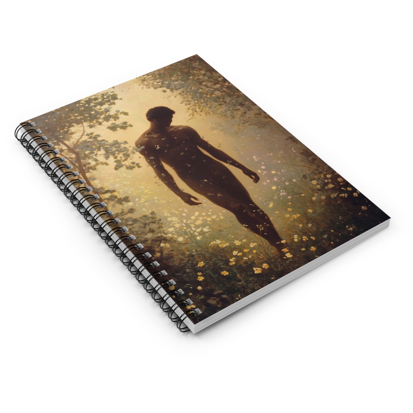 Saint Adam - Sanctified Souls Art - Religious Based Notebook - Spiral Notebook - Prayer journal