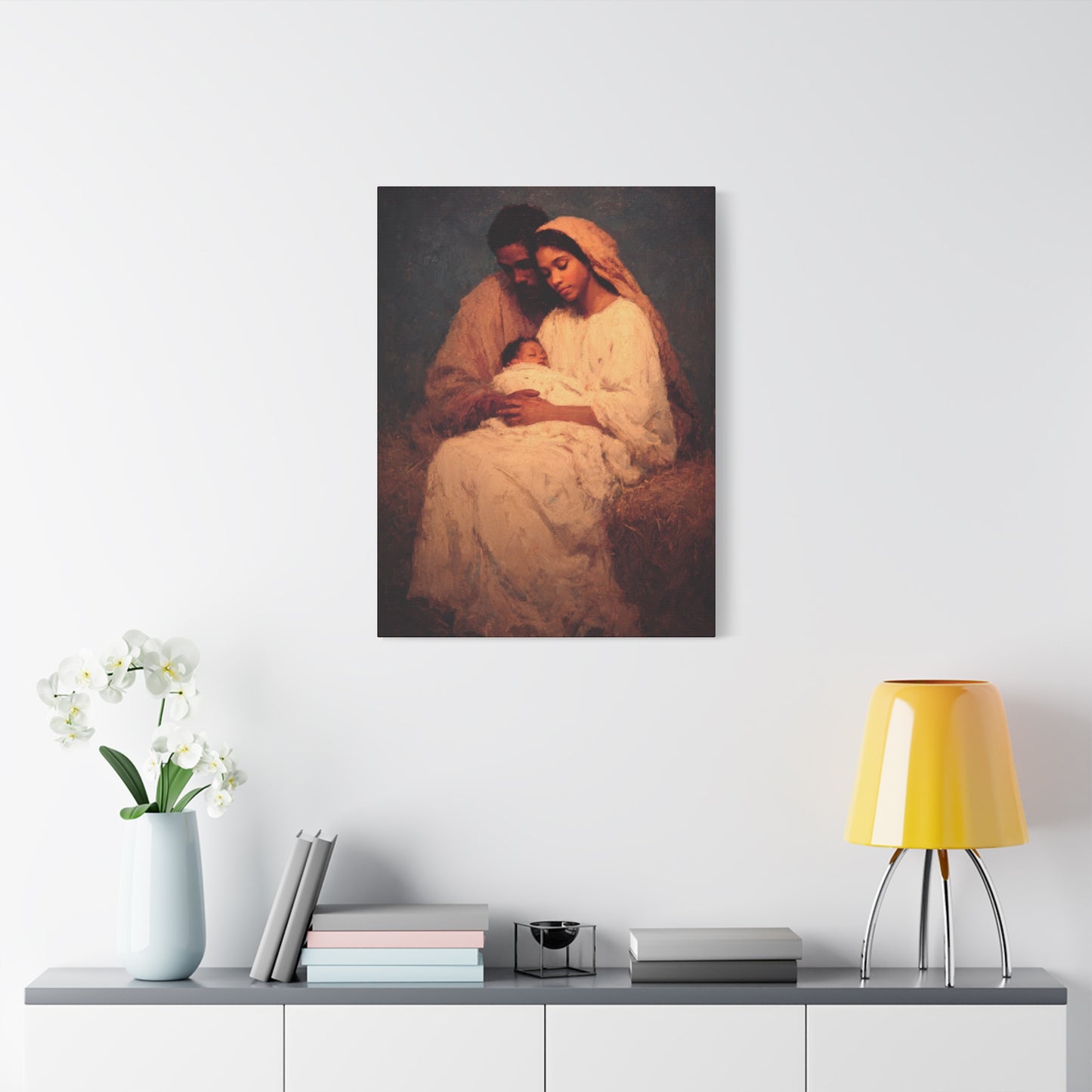 Love Made Visible in the Holy Family - Gallery Wrapped Canvas - Print - Religious Art for your Home - Catholic