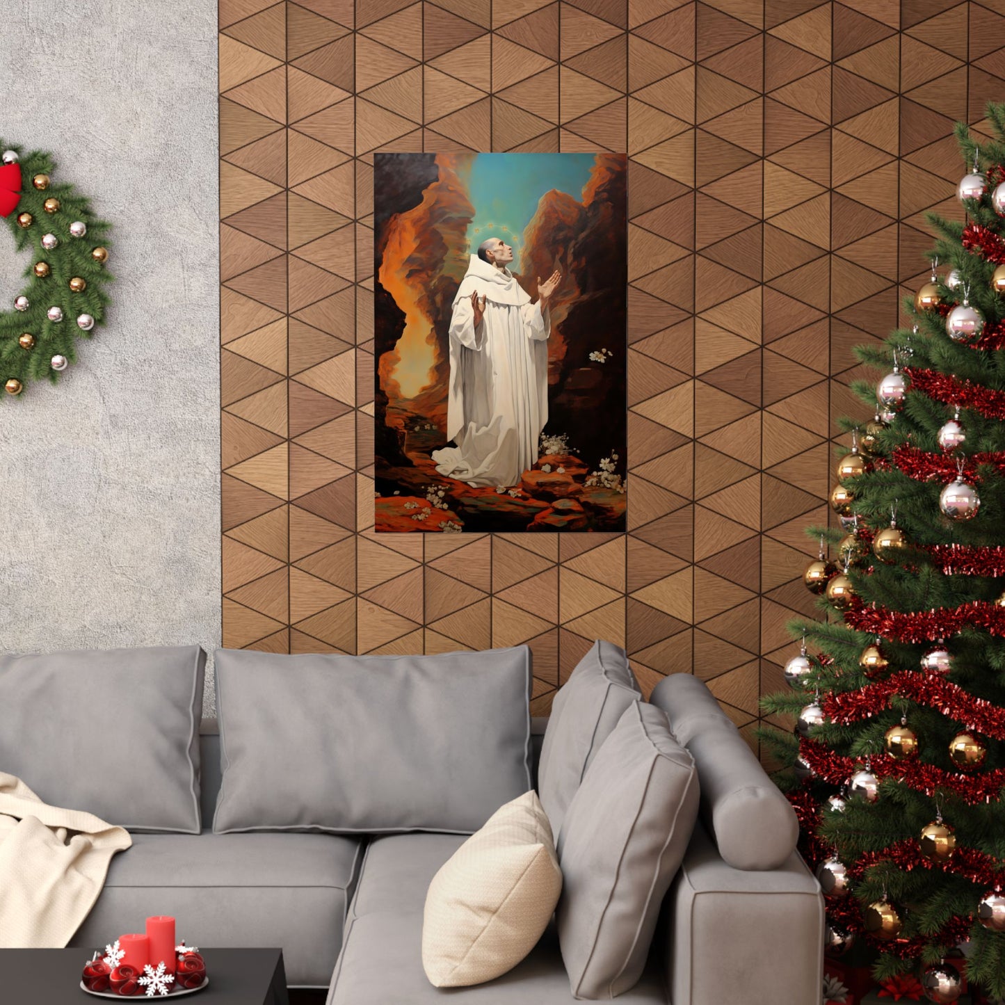 Saint Bruno Print - Sanctified Souls Print - Multiple Sizes - Premium Matte Vertical Posters