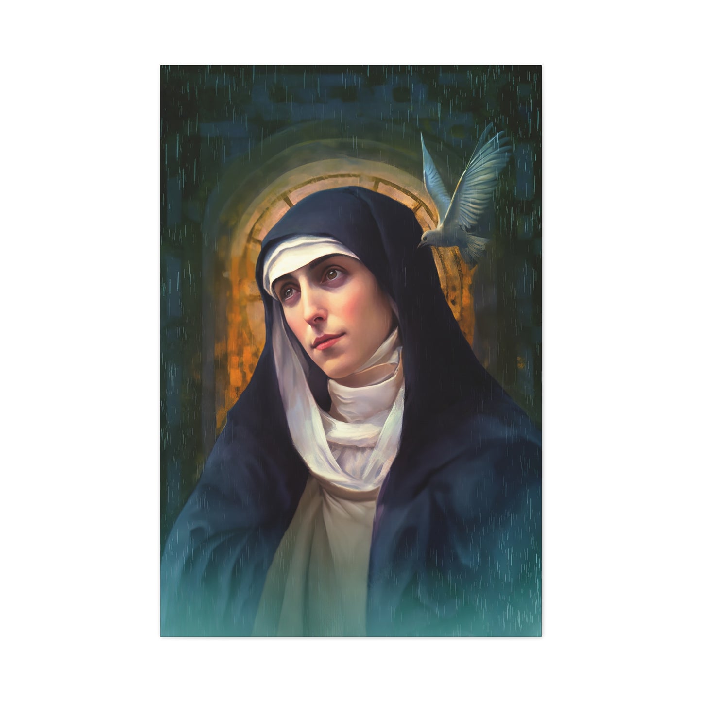 Saint Teresa of Avila - Museum Wrapped Canvas - Sanctified Souls Print - Religious Art for your Home