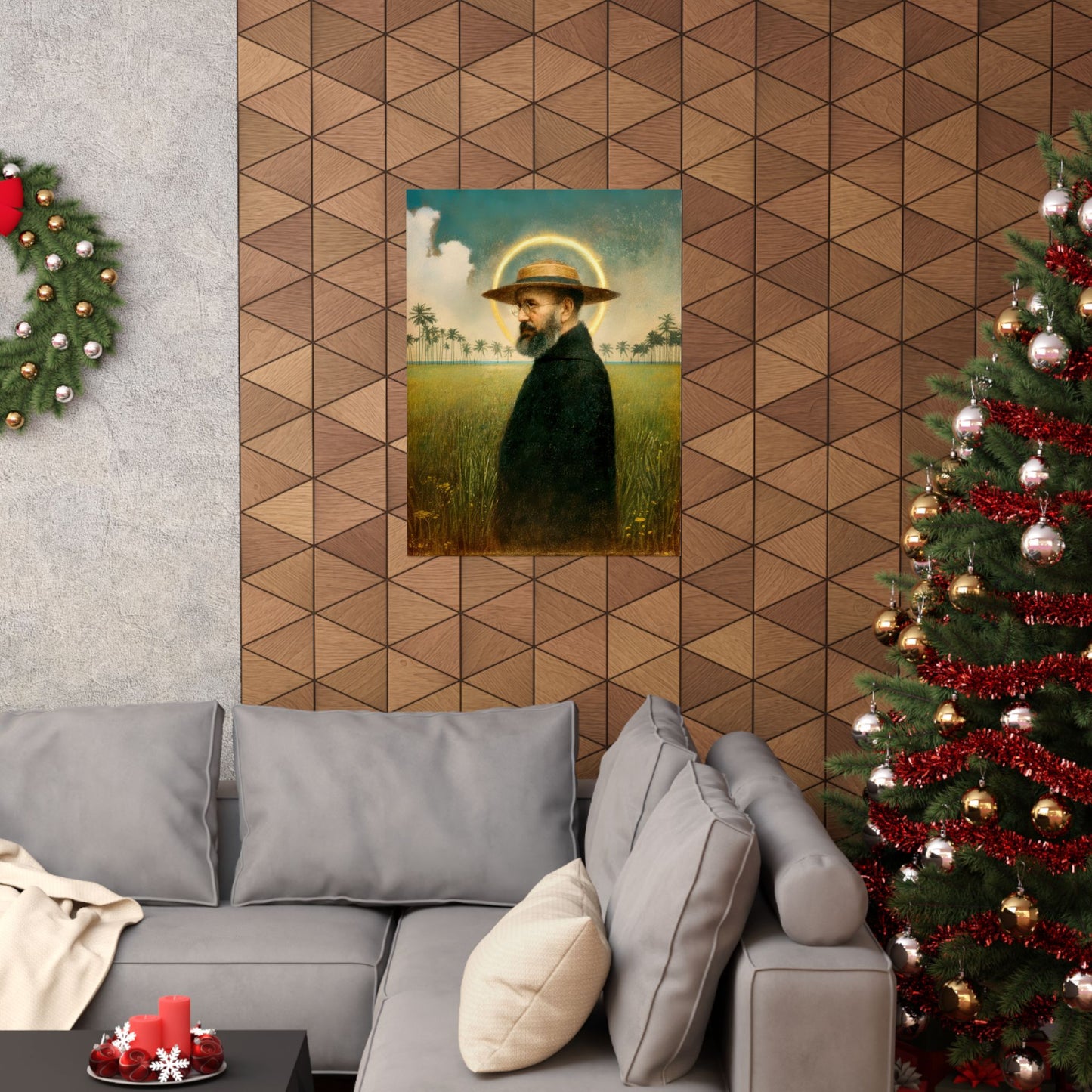 Saint Damien of Molokai - Sanctified Souls Print - Multiple Sizes - Premium Matte Vertical Posters - Catholic