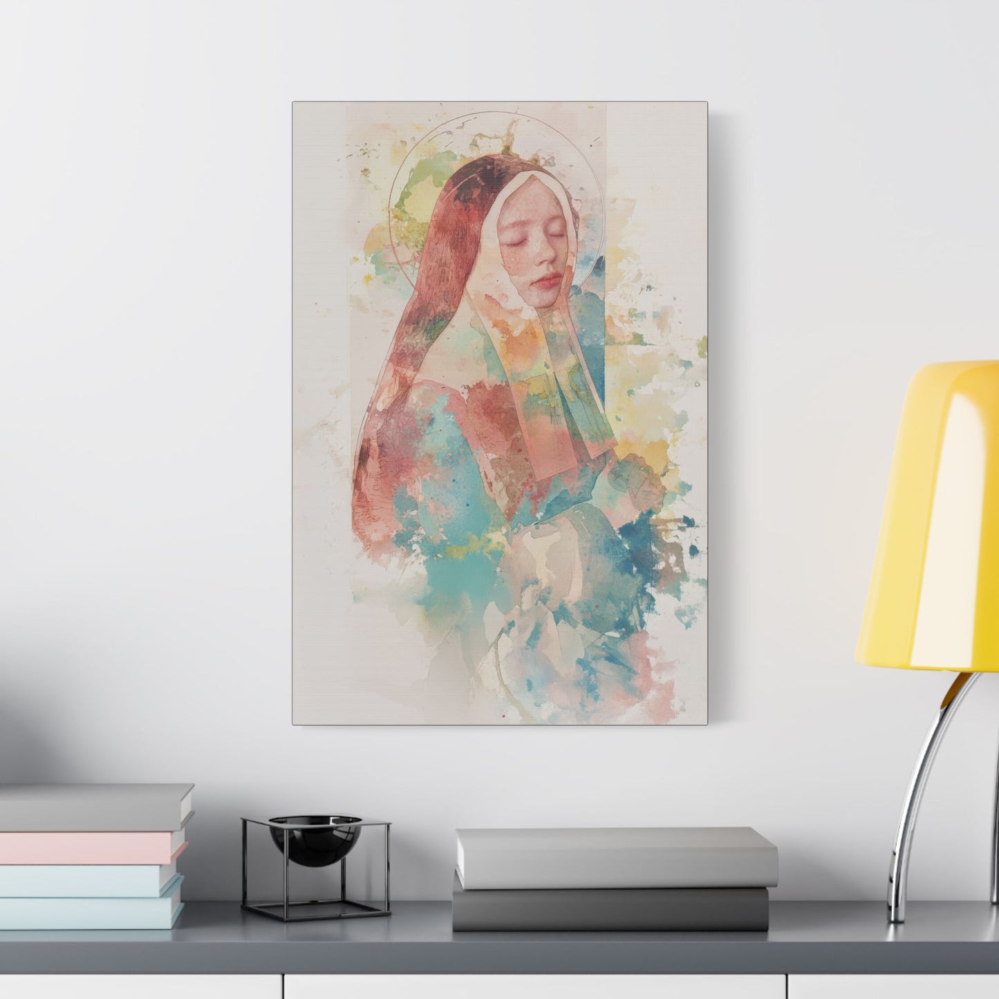 Saint Bernadette - Museum Wrapped Canvas - Sanctified Souls Print - Religious Art for your Home