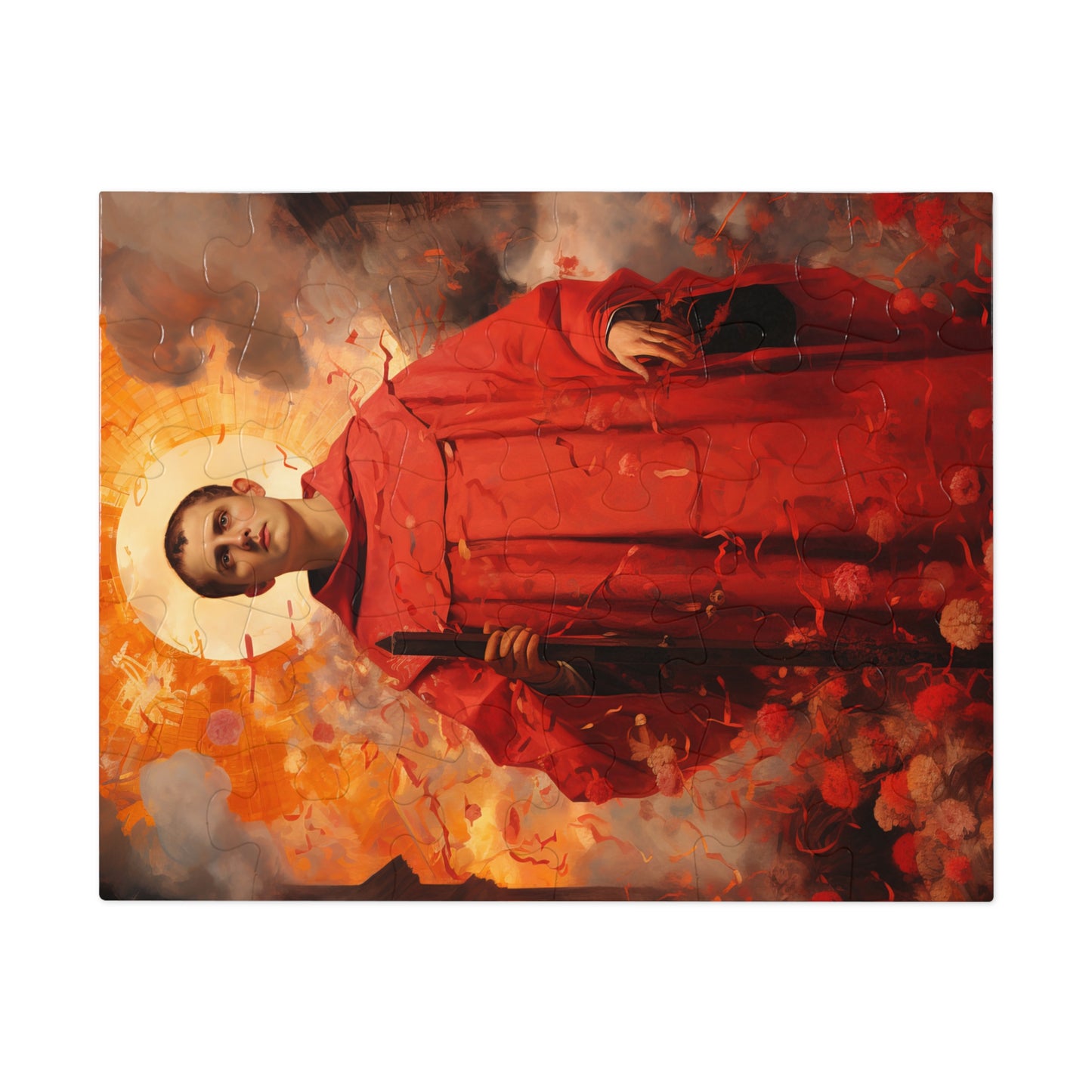 Saint Lawrence - Puzzle and Keepsake Tin - Religious Jigsaw Puzzle (30, 110, 252, 500,1000-Piece) - Religious Puzzle