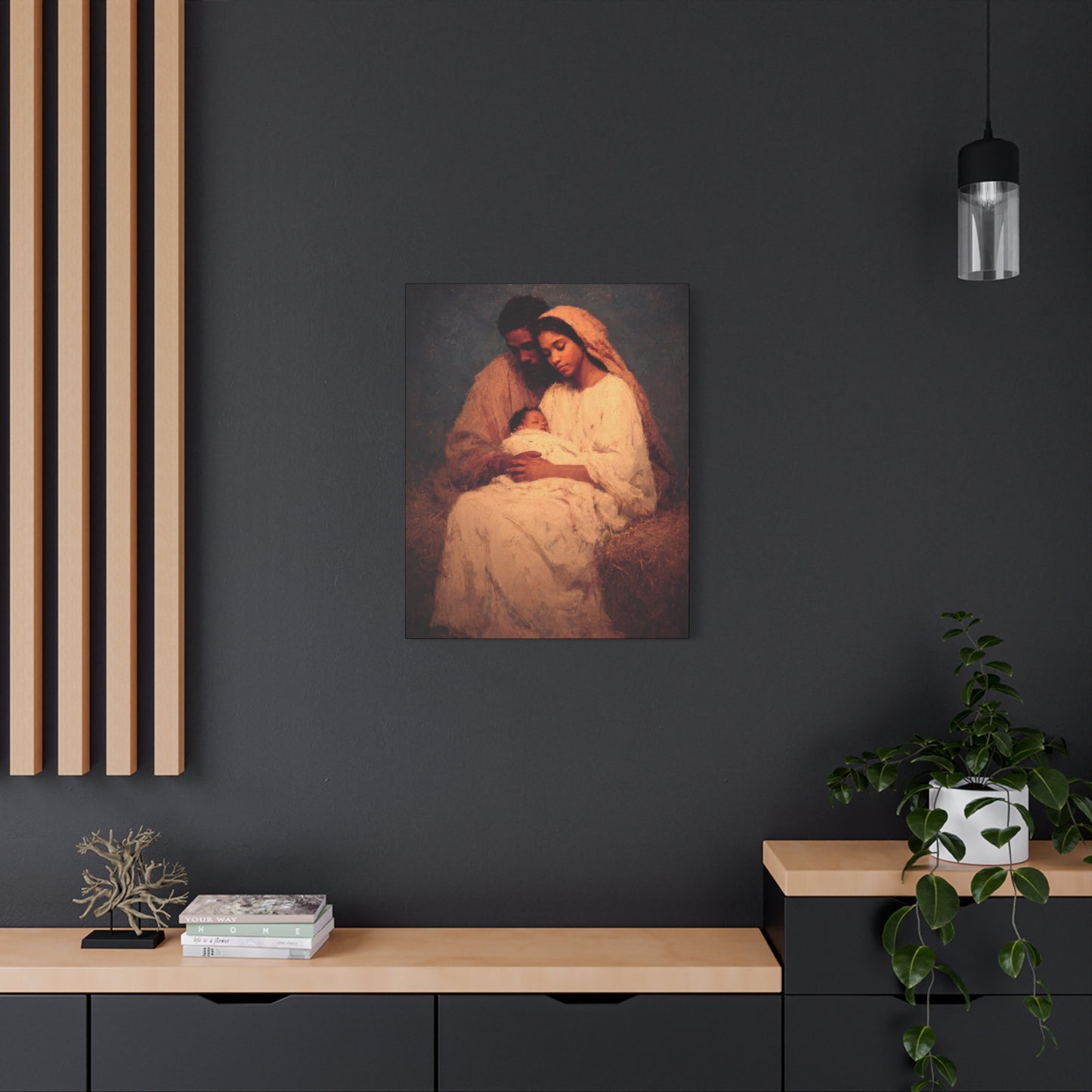 Love Made Visible in the Holy Family - Gallery Wrapped Canvas - Print - Religious Art for your Home - Catholic