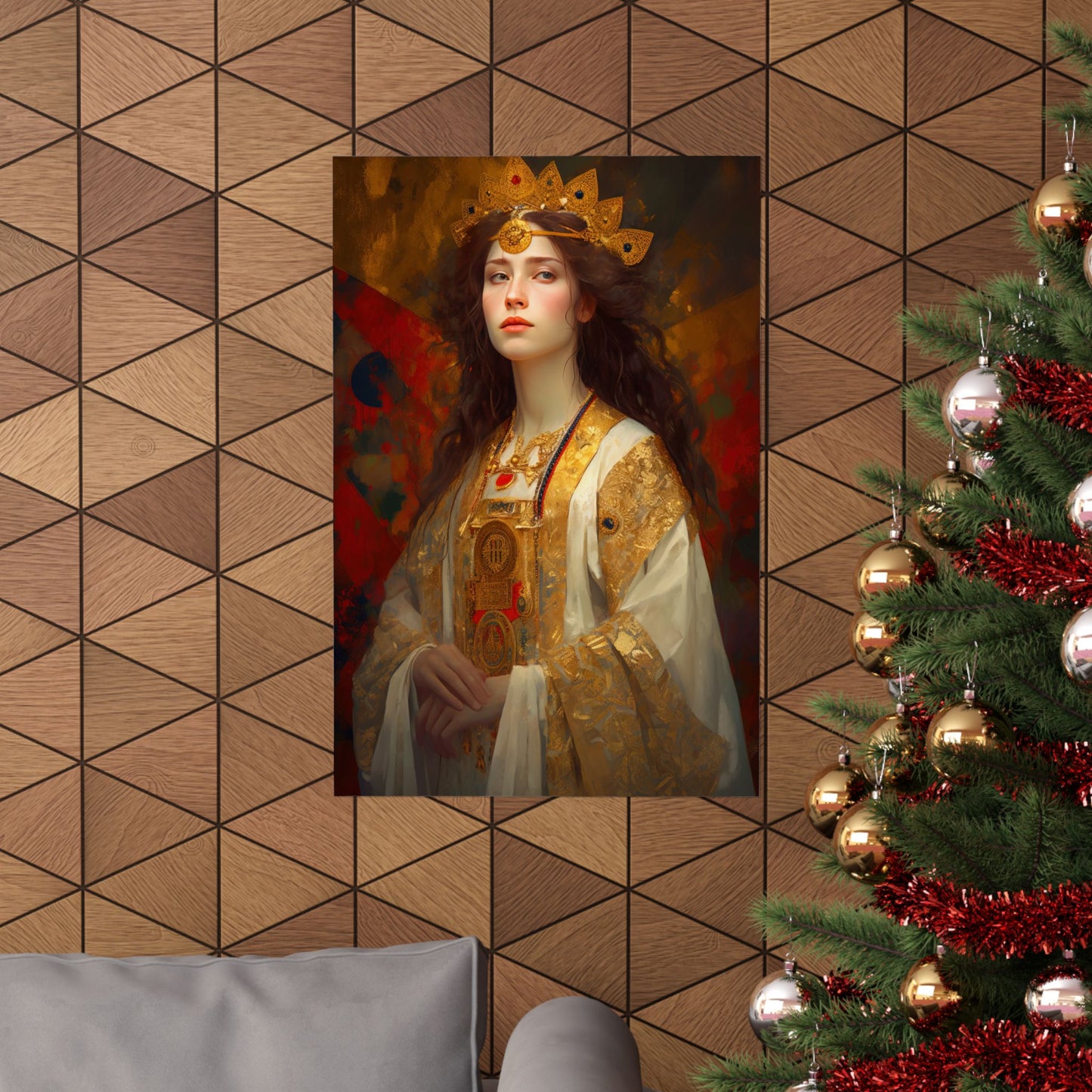 Saint Barbara - Sanctified Souls Print - Multiple Sizes - Premium Matte Vertical Posters