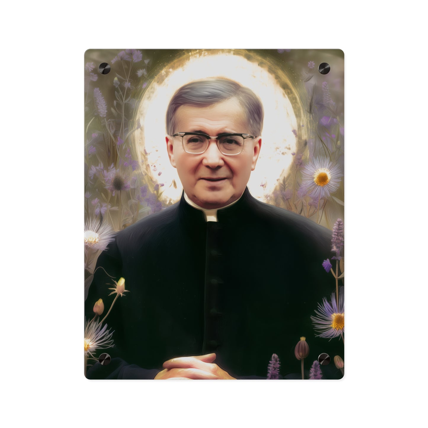 Saint Josemaría Escrivá de Balaguer Acrylic Wall Art Panel - Ready to Hang Acrylic Print - Catholic Saint Art