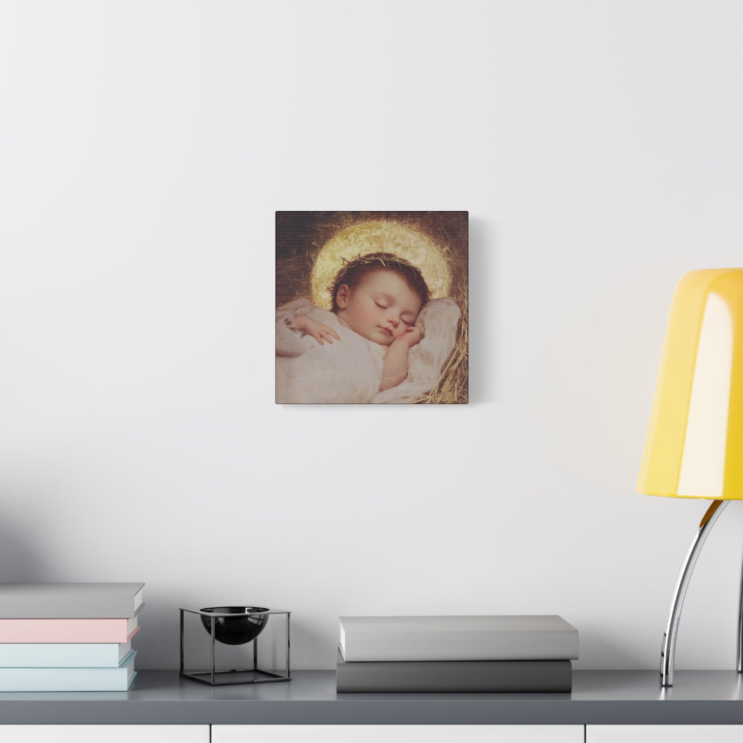 The Christ Child Born Into the Quiet of the World - Gallery Wrapped Canvas - Print - Religious Art for your Home - Catholic Art Print