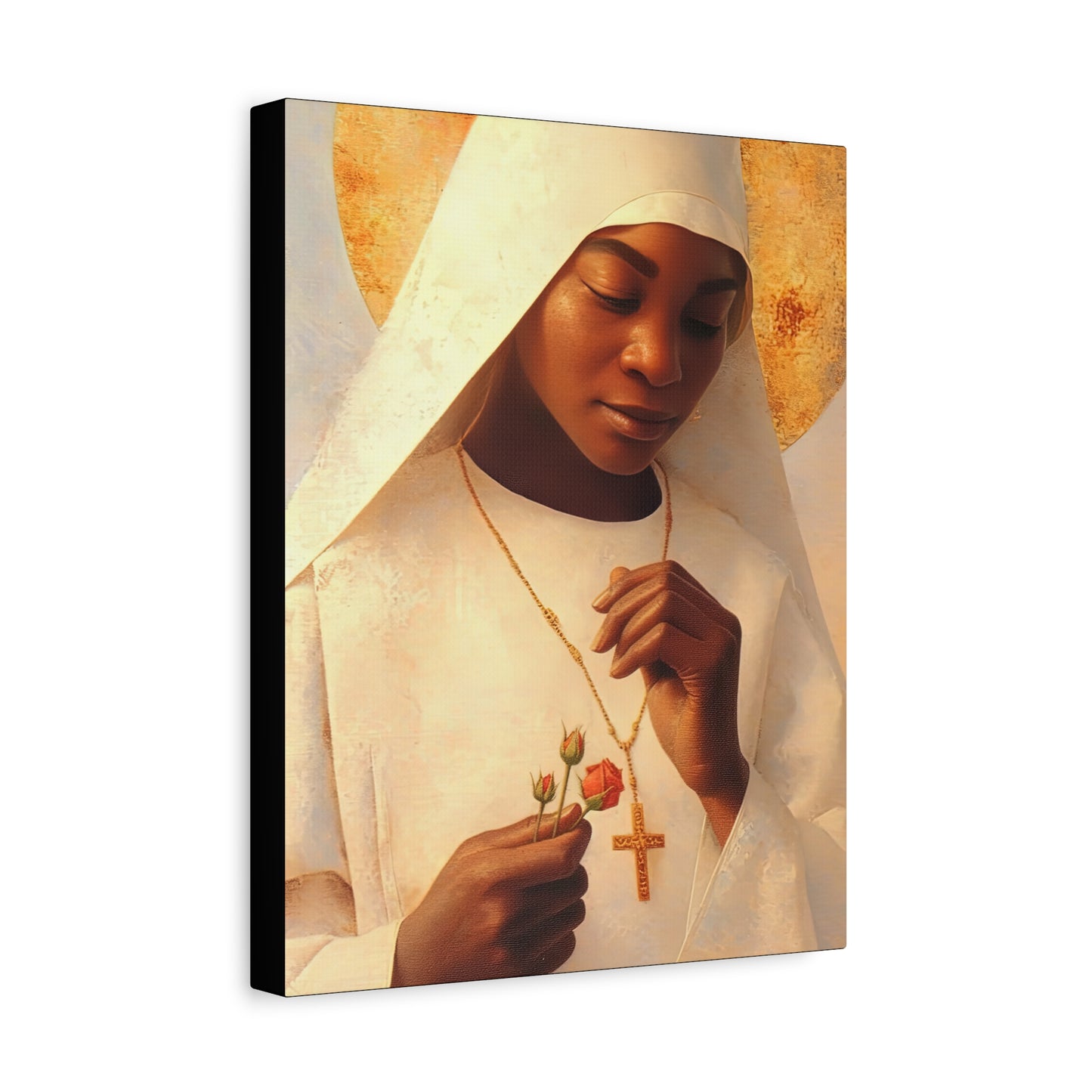 Blessed Marie-Clementine Anuarite Nengapeta - Gallery Wrapped Canvas - Print - Religious Art for your Home - Catholic art print