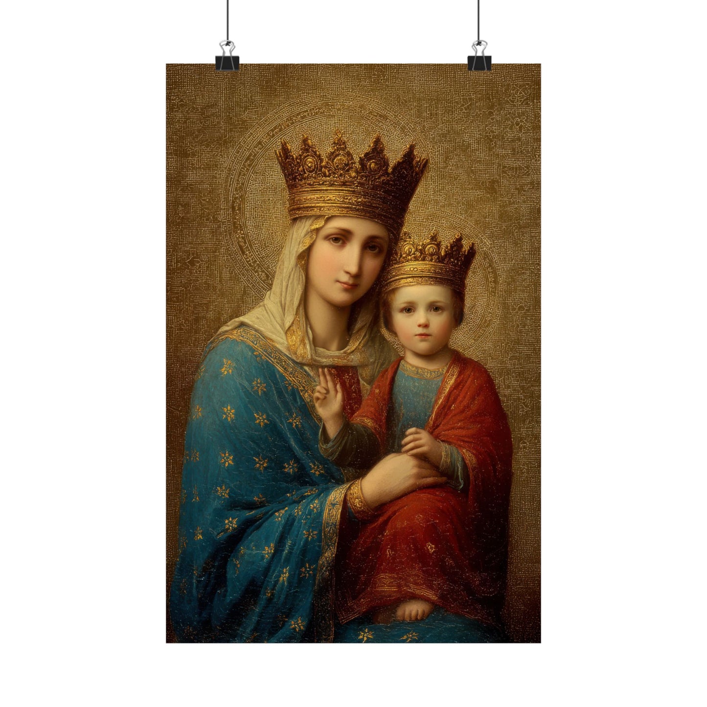 Madonna della Strada - Our Lady of the Way - Sanctified Souls Print - Multiple Sizes - Premium Matte Vertical Posters