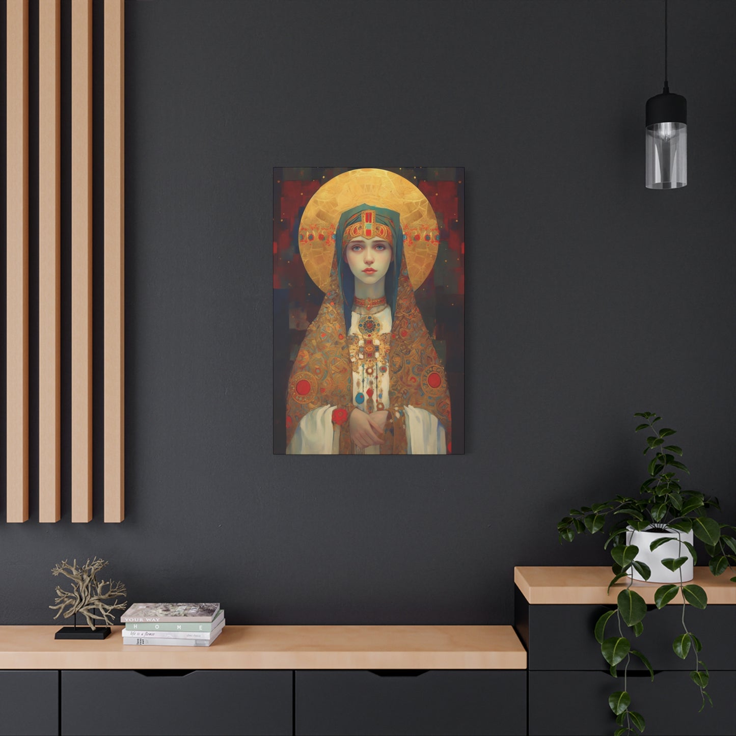 Saint Anastasia of Sirmium - Museum Wrapped Canvas - Sanctified Souls Print - Religious Art for your Home