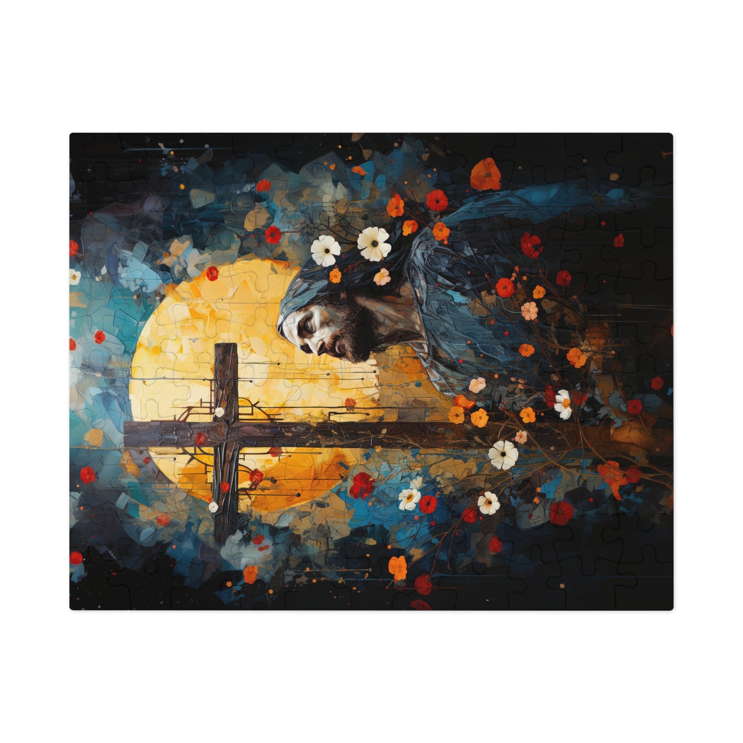 The Cross of Salvation - Puzzle and Keepsake Tin - Religious Jigsaw Puzzle (30, 110, 252, 500,1000-Piece) - Religious Puzzle