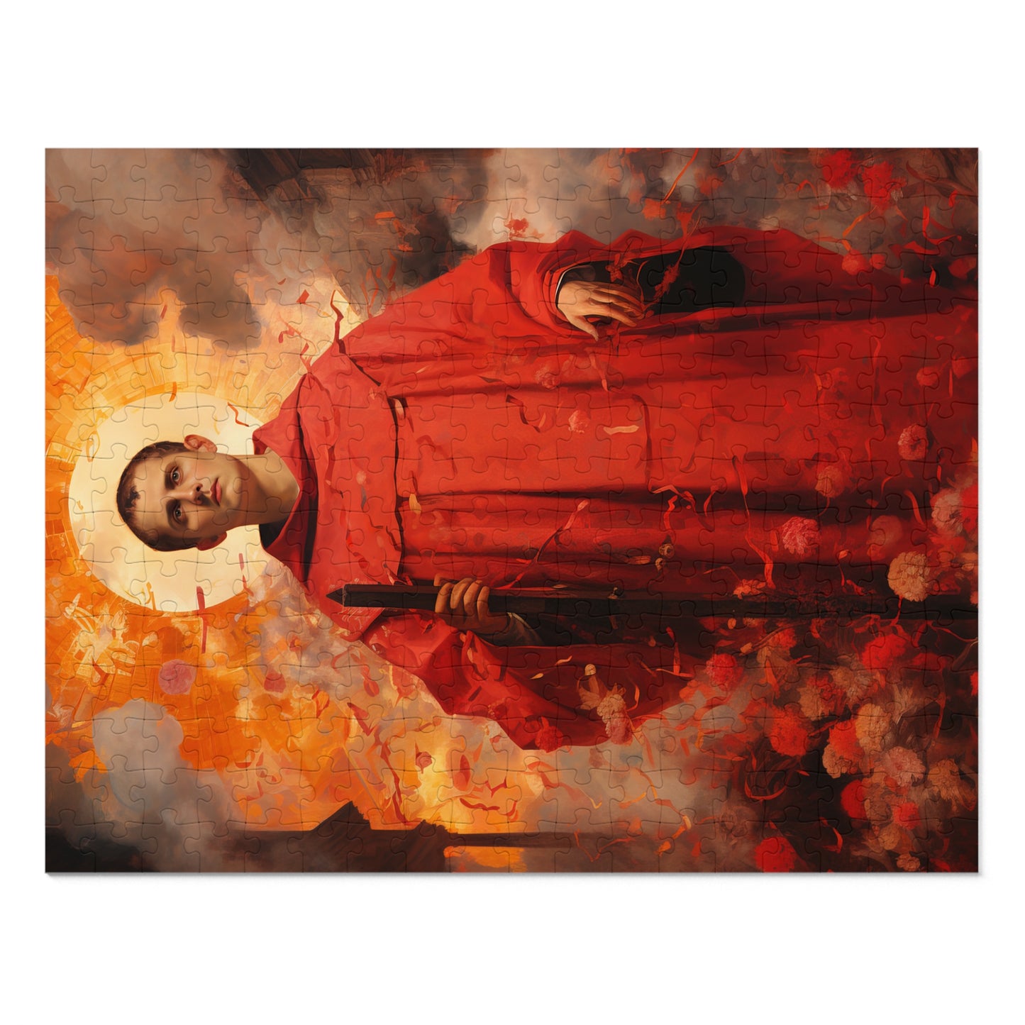 Saint Lawrence - Puzzle and Keepsake Tin - Religious Jigsaw Puzzle (30, 110, 252, 500,1000-Piece) - Religious Puzzle