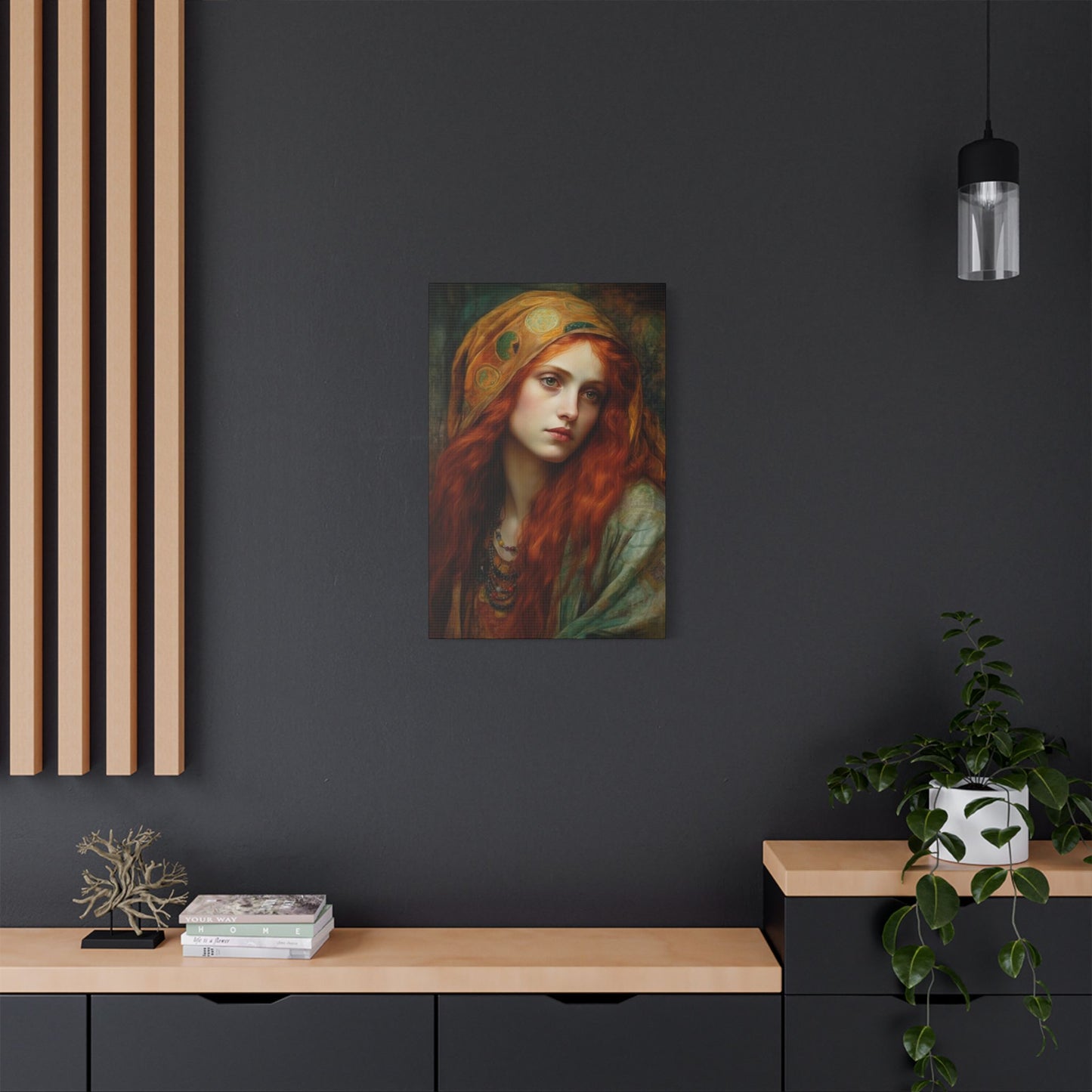 Mary Magdalene's Inner Peace Canvas Print - Multiple Sizes - Museum Wrapped - Mary Magdalene Portrait Art