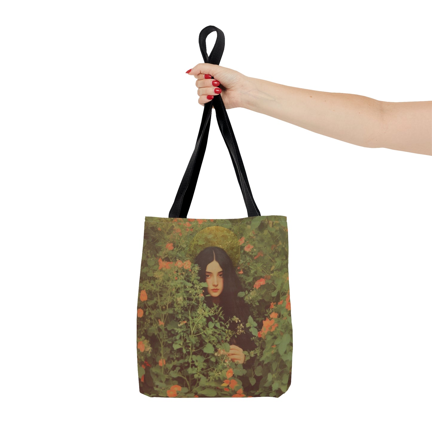 Saint Eve - Tote Bag - Large Medium Small Faith Art Bag - Catholic Faith Purse - Double Sided