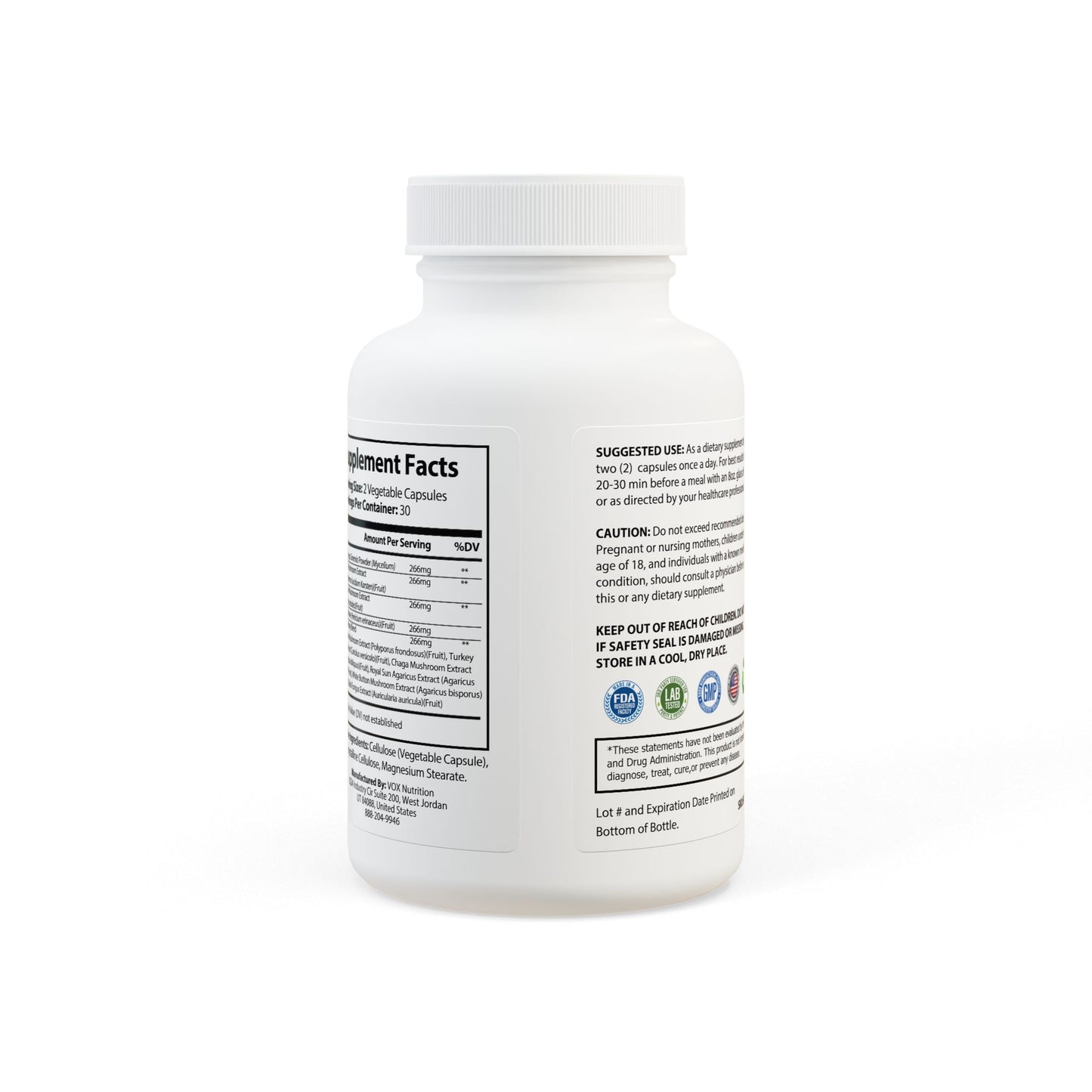 Saint Agnes's Rule & Remedy - Poise · Aequalitas - Clear Mind - Mushroom Blend Supplement (60 Capsules)