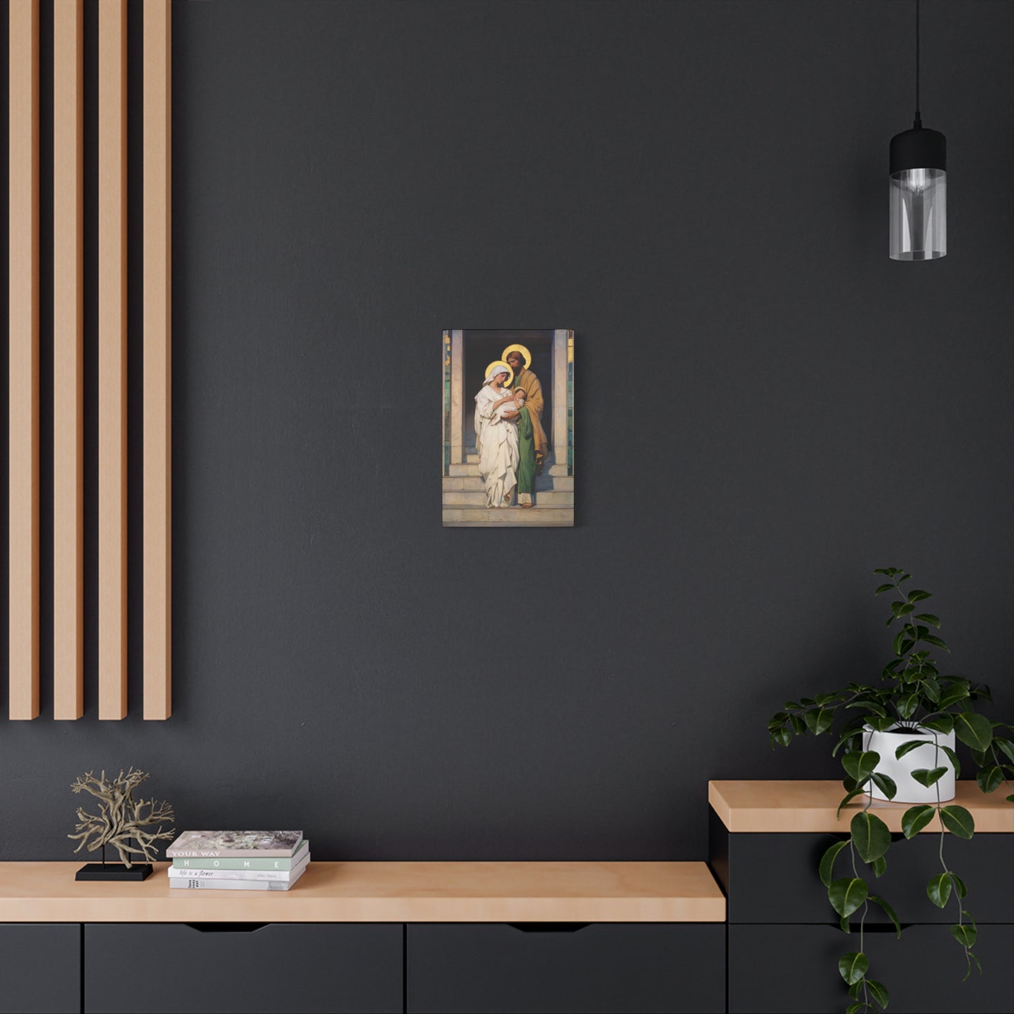 The Feast of the Presentation of the Lord - Holy Family - Gallery Wrapped Canvas - Print - Religious Art for your Home - Catholic art print - prayer room art