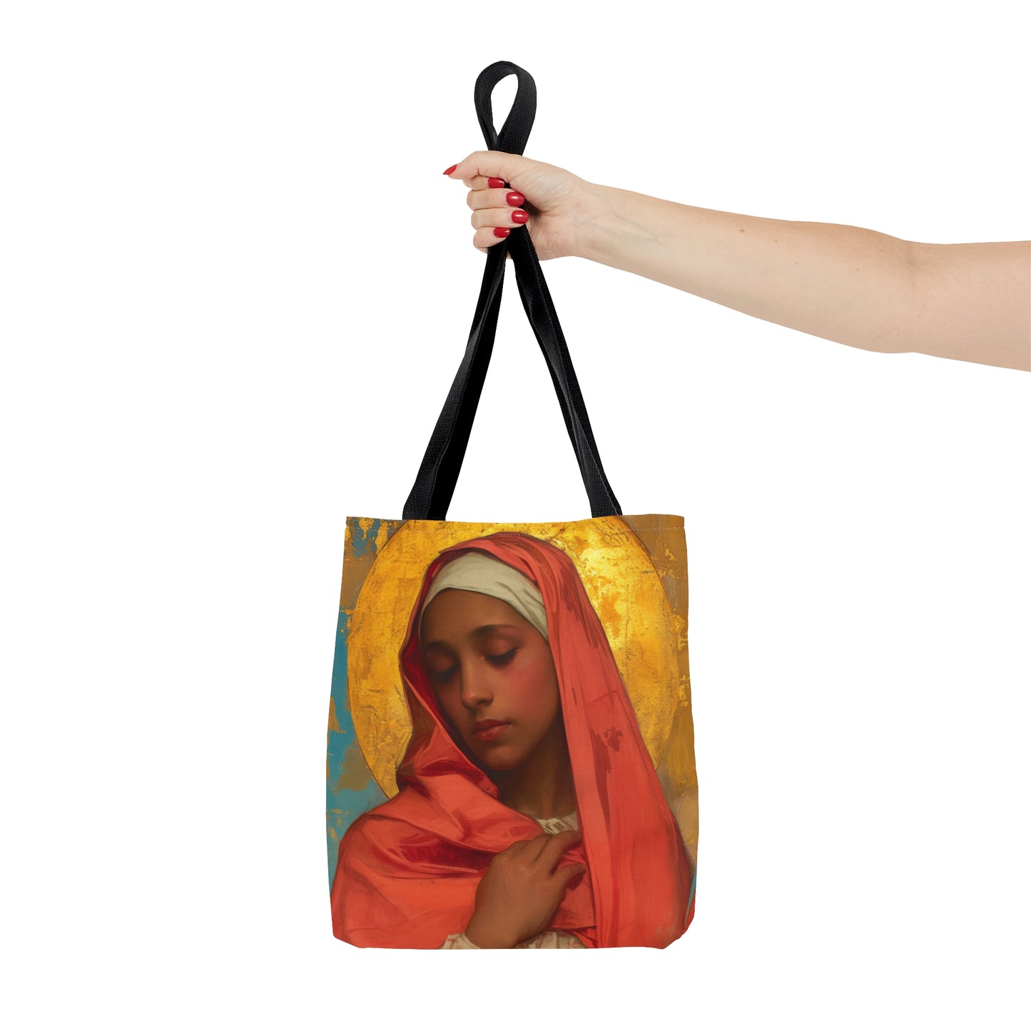 Saint Lea of Rome Tote Bag - Purse - Three sizes - Large Medium Small Faith Art Bag - Catholic faith inspired carry-all purse - Double Sided