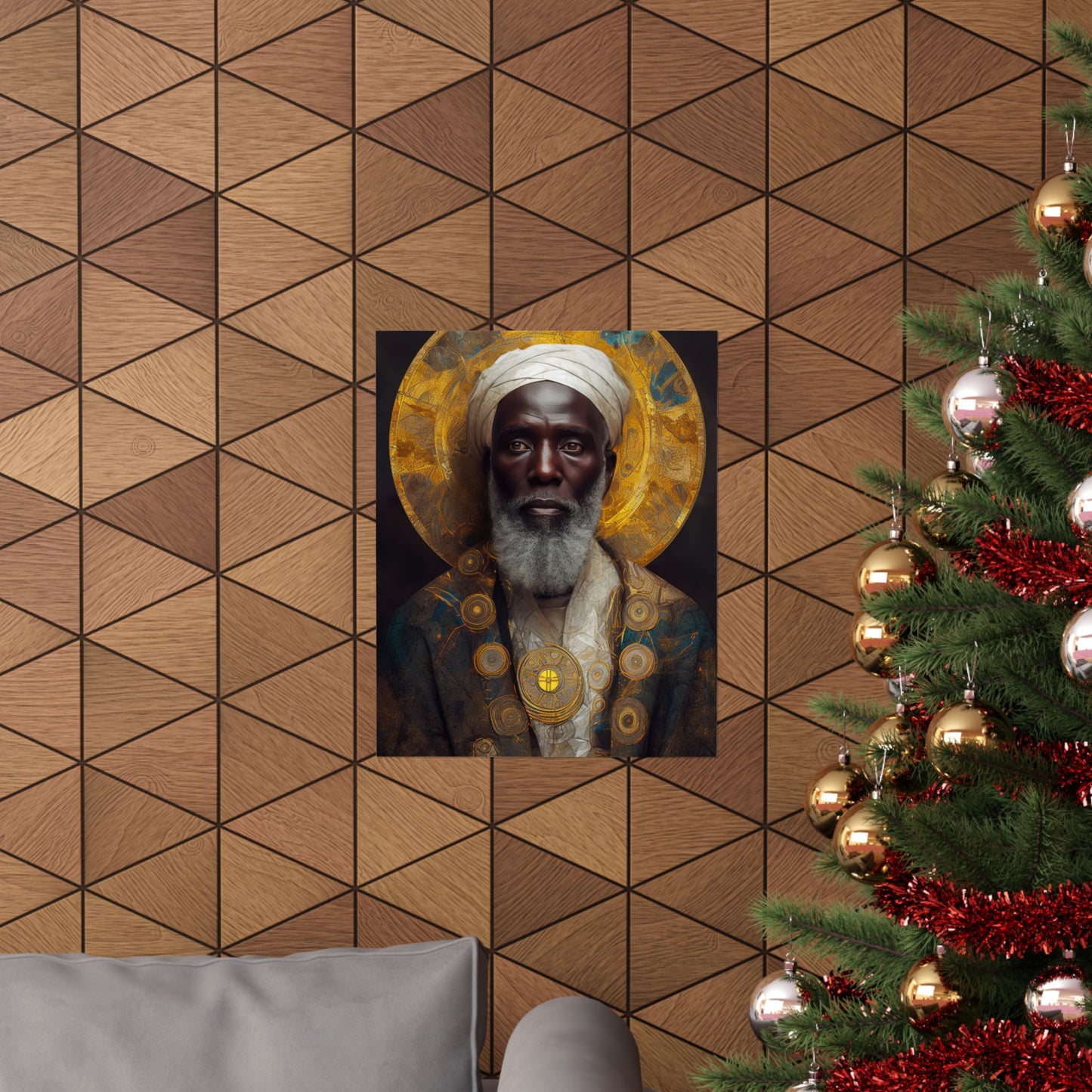 Saint Benedict the Moor Print - Sanctified Souls Print - Multiple Sizes - Premium Matte Vertical Posters