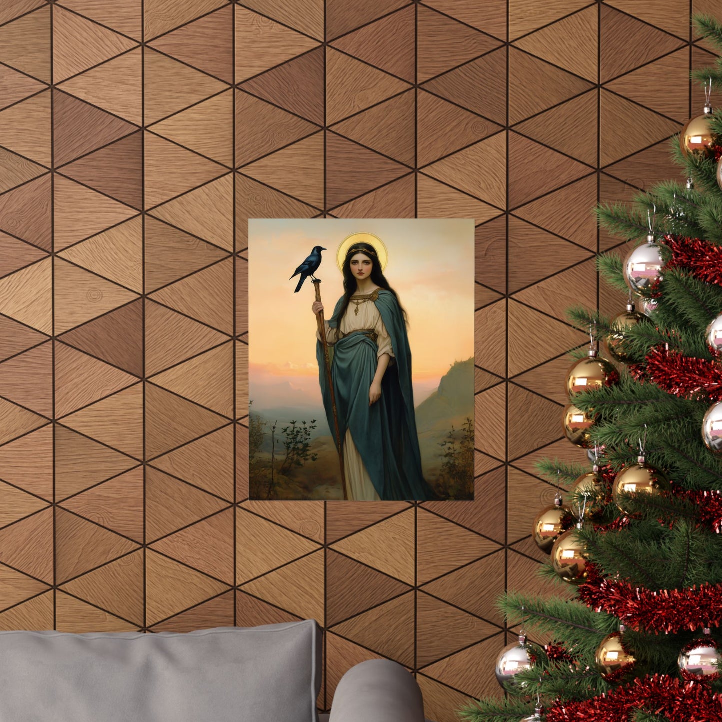 Saint Oda - Sanctified Souls Print - Multiple Sizes - Premium Posters - Catholic Art - Christian Home Decor Artwork
