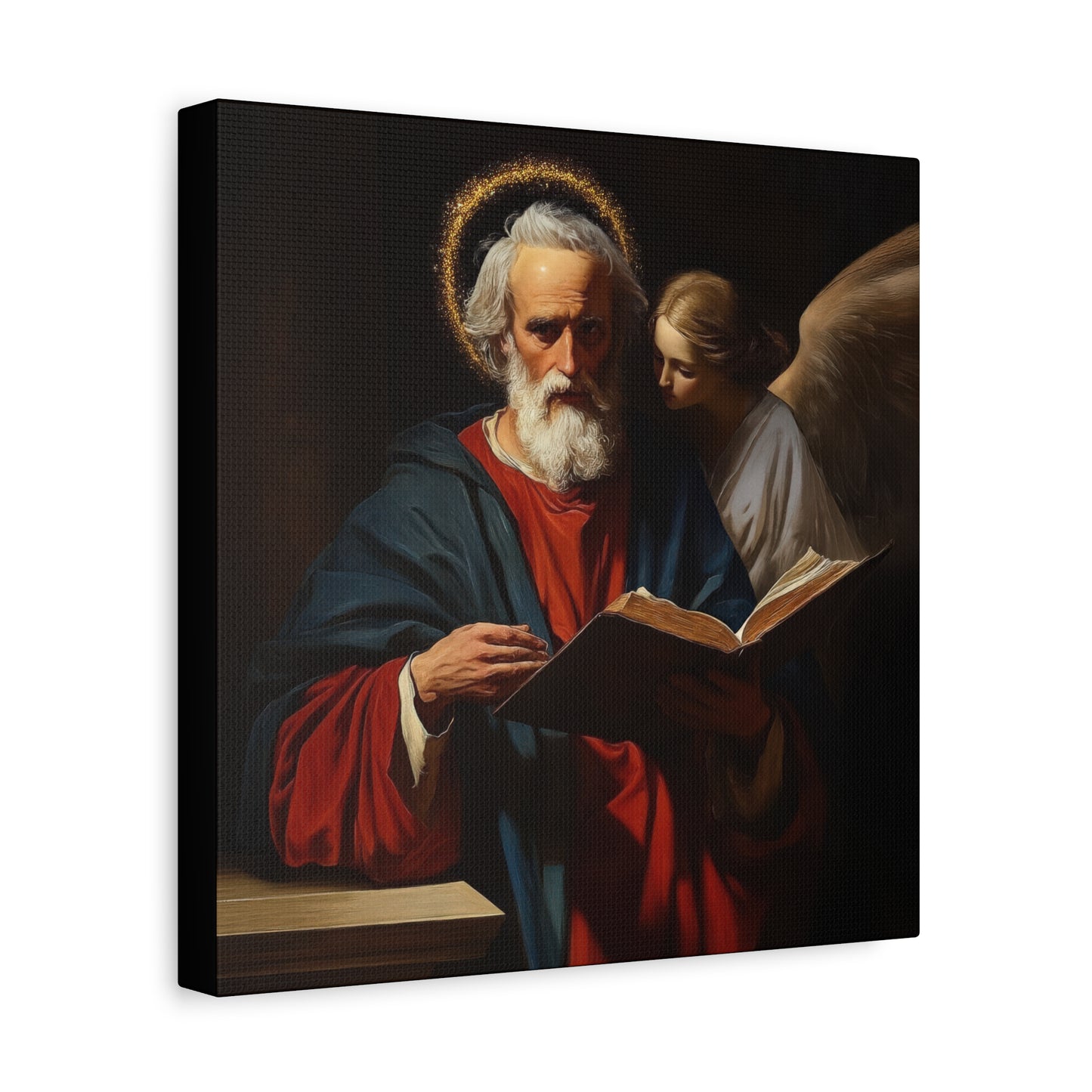 Saint Matthew the Apostle - Gallery Wrapped Canvas - Print - Religious Art for your Home - Catholic
