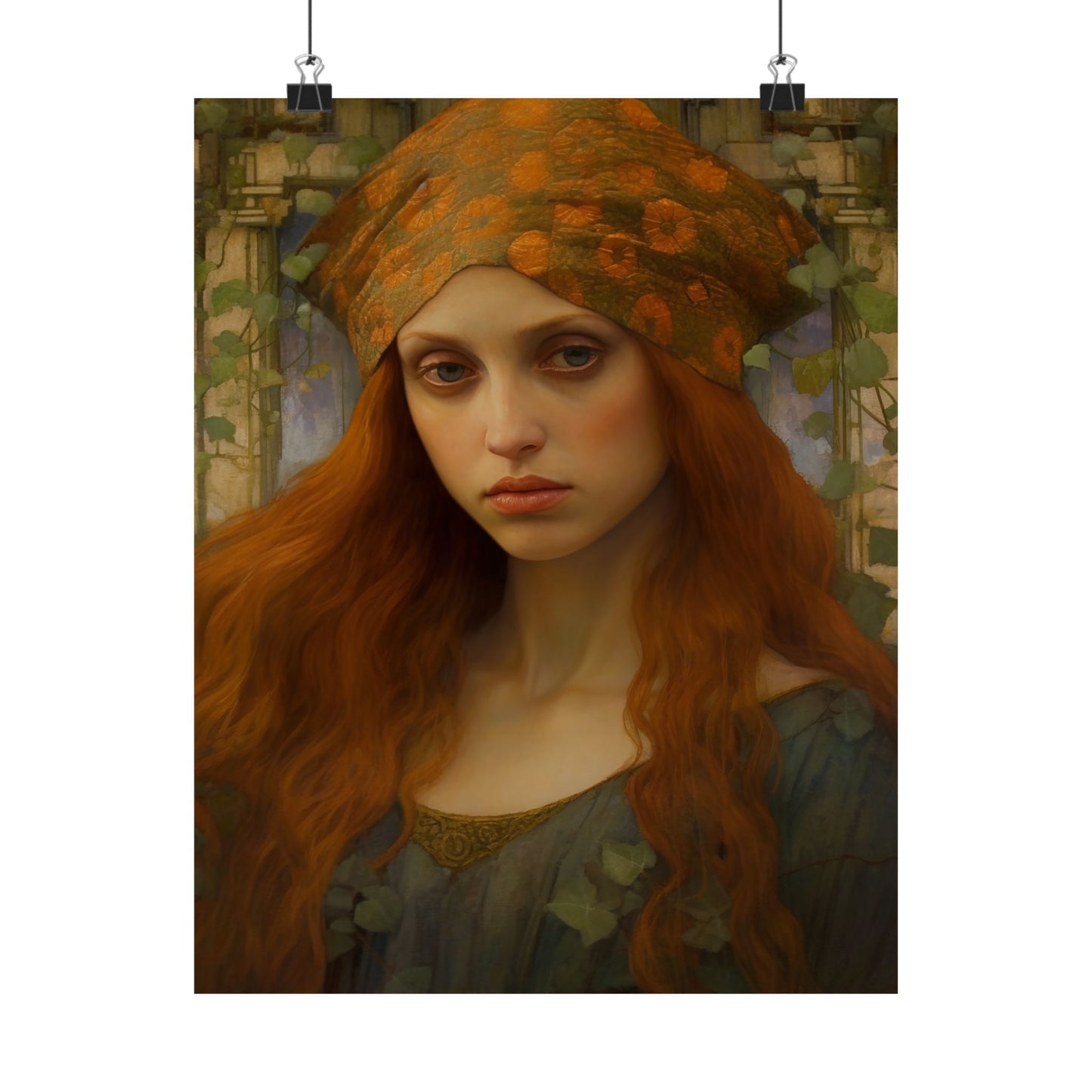 Gaze of Devotion : Mary Magdalene Print - Sanctified Souls Print - Multiple Sizes - Premium Matte Vertical Posters