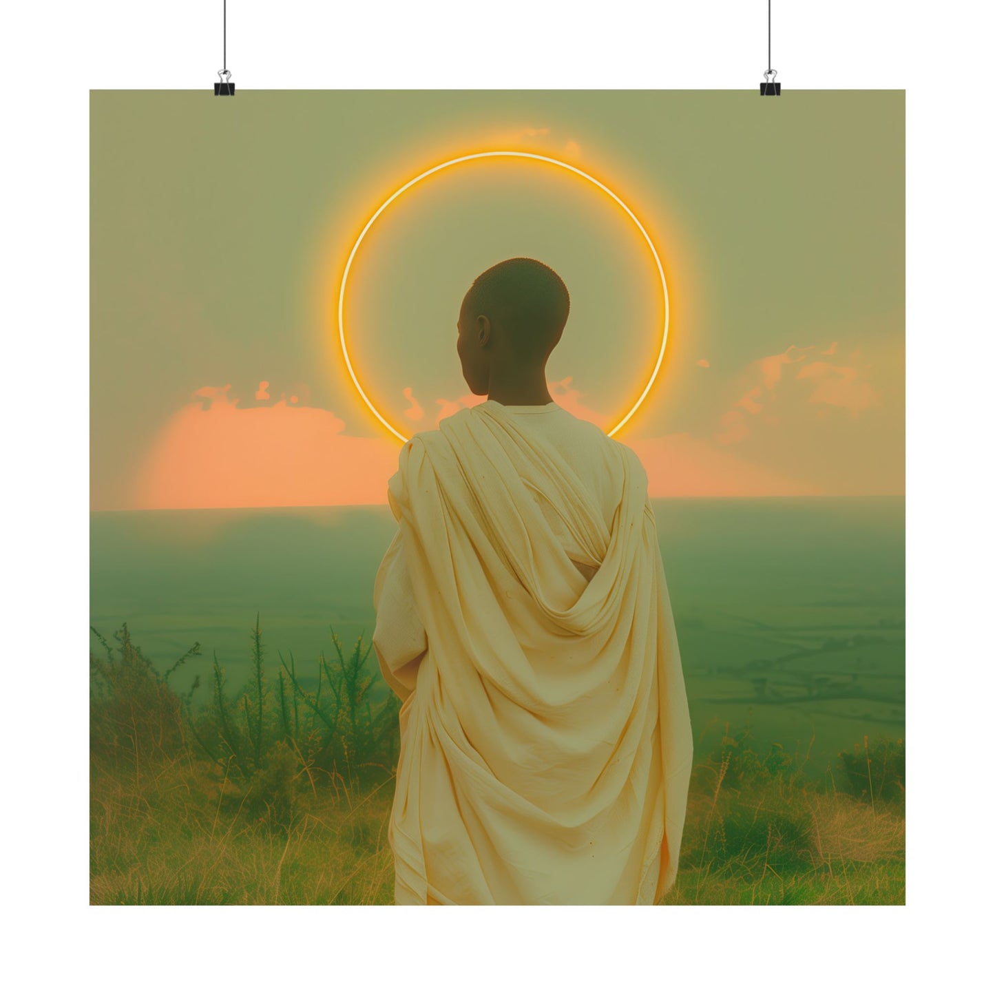 Saint Charles Lwanga- Sanctified Souls Print - Multiple Sizes - Premium Posters - Catholic Art - Christian Home Decor Artwork