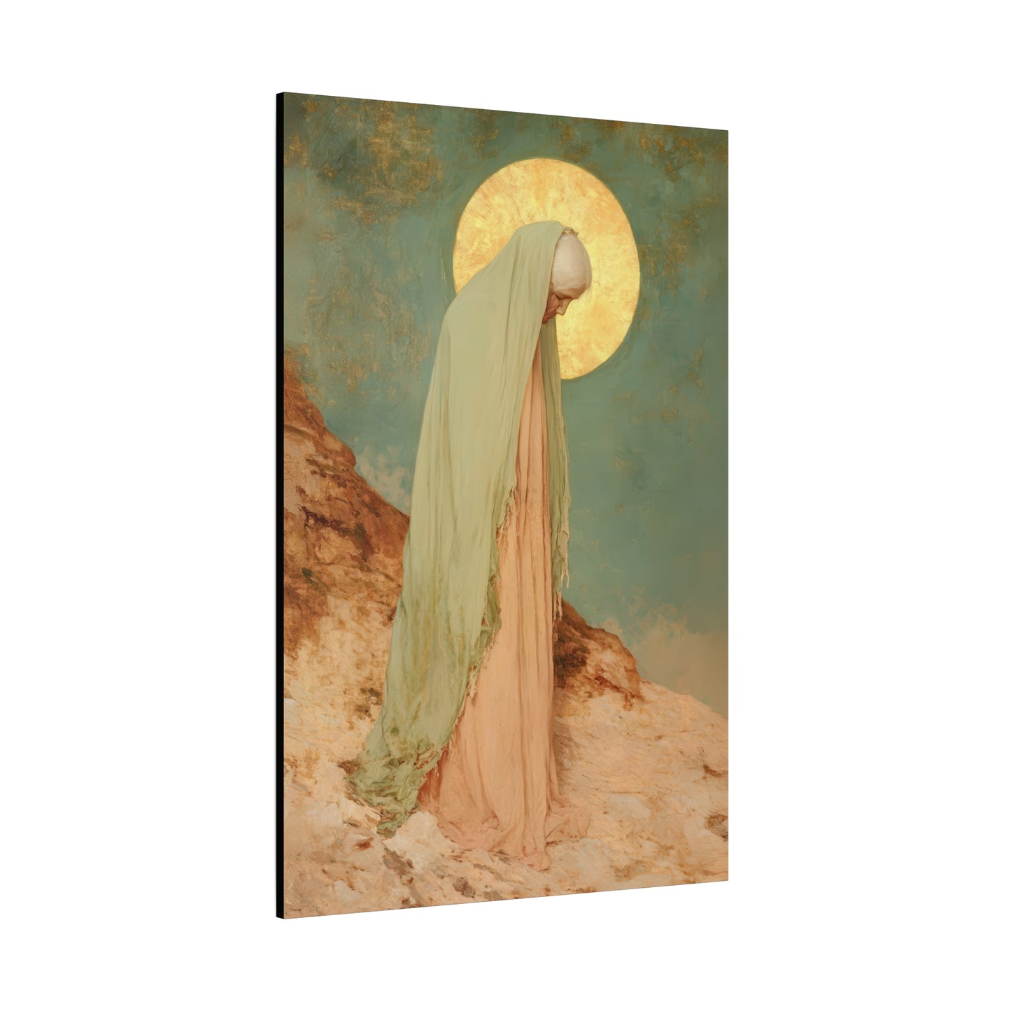 Saint Melania the Elder - Desert Mother - Gallery Wrapped Canvas - Print - Religious Art for your Home - Catholic Art Print