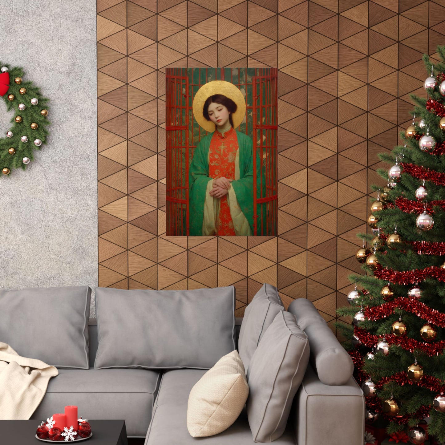 Saint Agnes Tsao Kou Ying  - Sanctified Souls Print - Multiple Sizes - Premium Posters - Catholic Art - Christian Home Decor Artwork