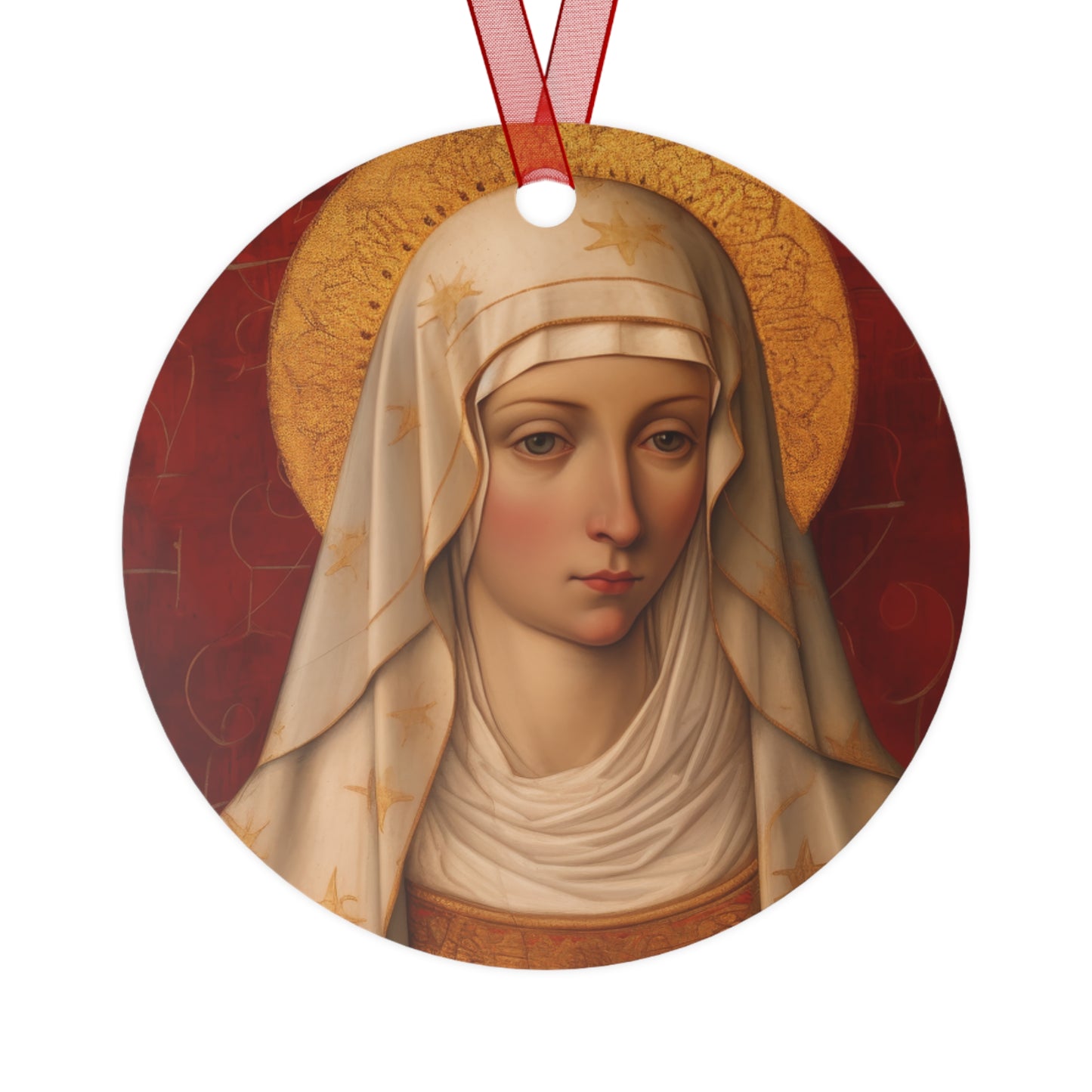 Saint Isidora - The Fool for Christ Metal Ornament - Religious Holiday Christmas Ornament and Keepsake - Catholic Prayer Ornament
