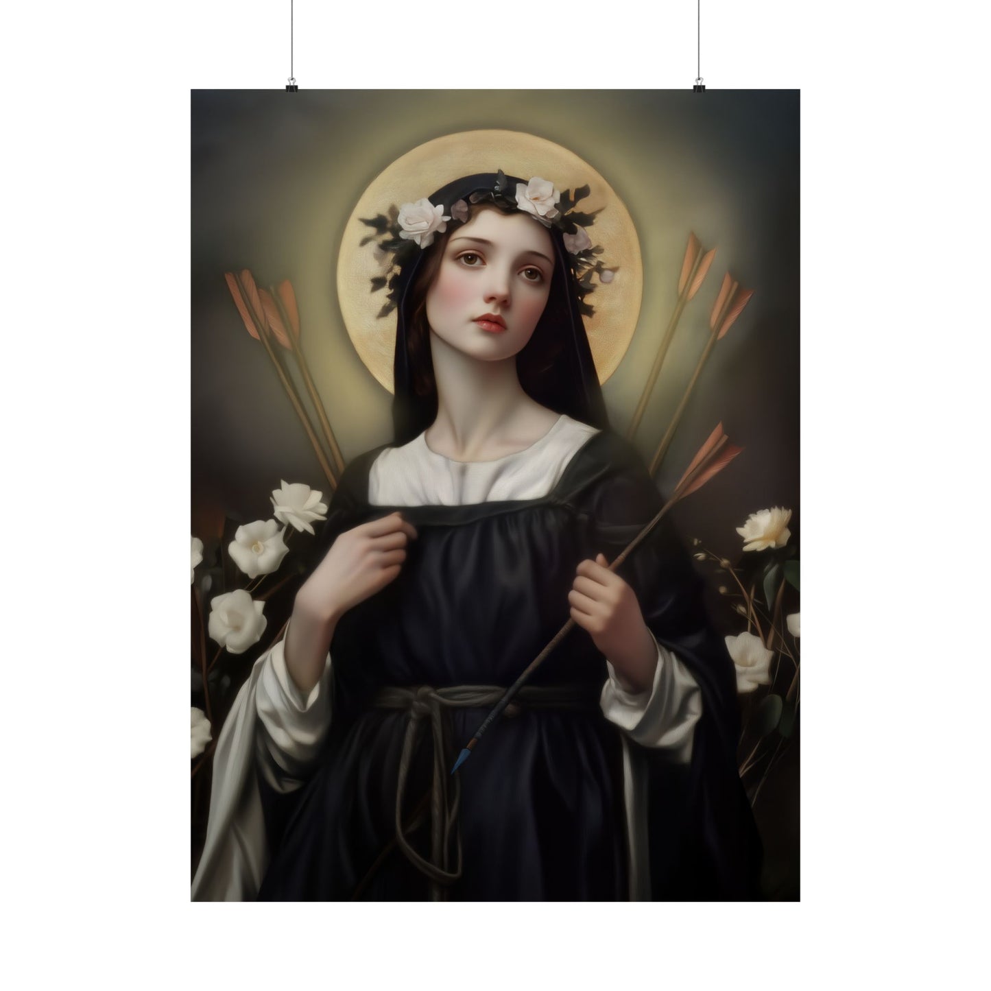Saint Dorothy of Montau - Sanctified Souls Print - Multiple Sizes - Premium Matte Vertical Posters