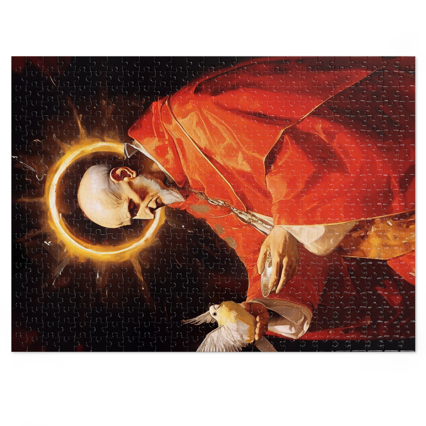 Saint Pope Gregory - Puzzle and Keepsake Tin - Religious Jigsaw Puzzle (30, 110, 252, 500,1000-Piece) - Religious Puzzle