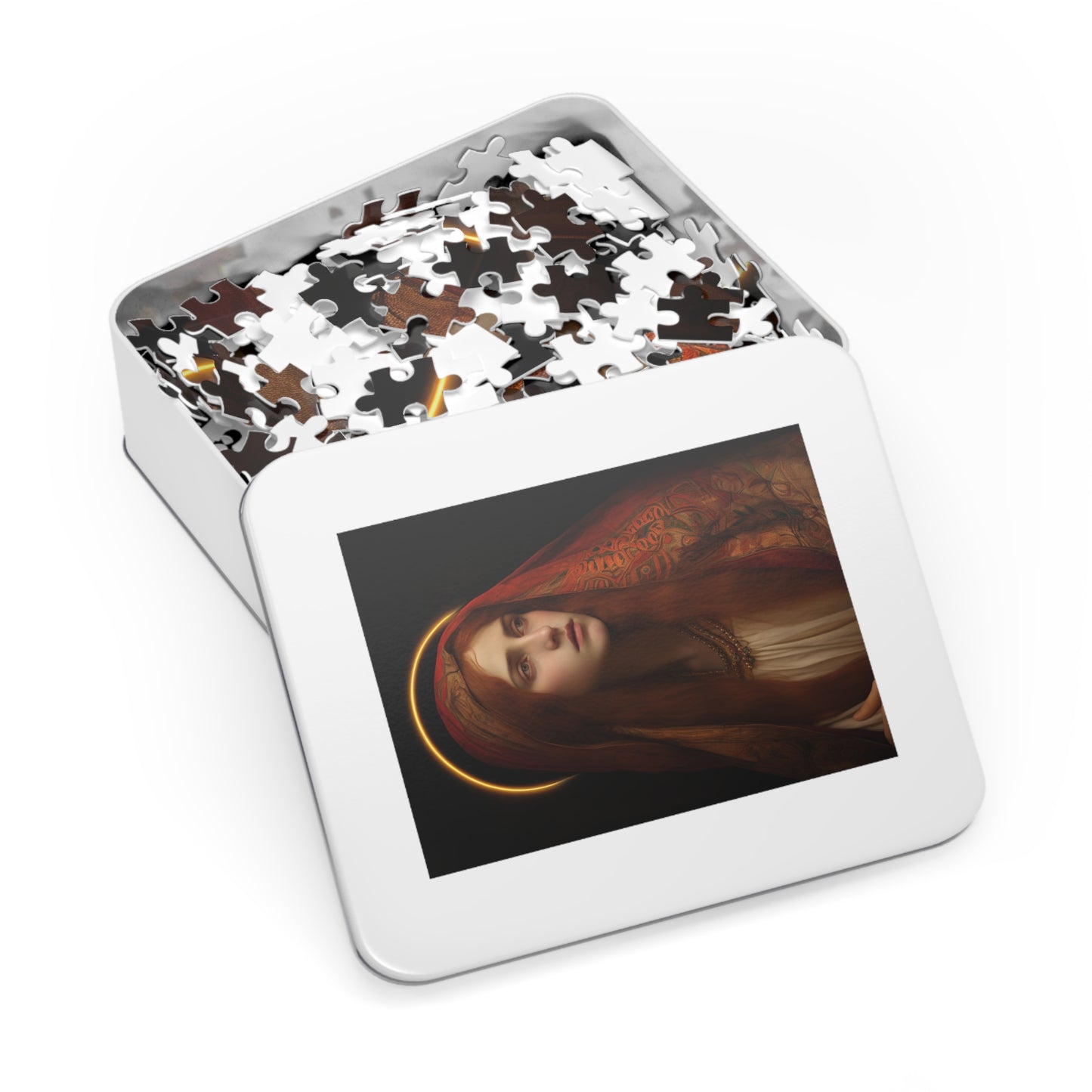 The Beloved Disciple - Mary Magdalene's Devotion - Puzzle and Keepsake Tin - Religious Jigsaw Puzzle (30, 110, 252, 500,1000-Piece)