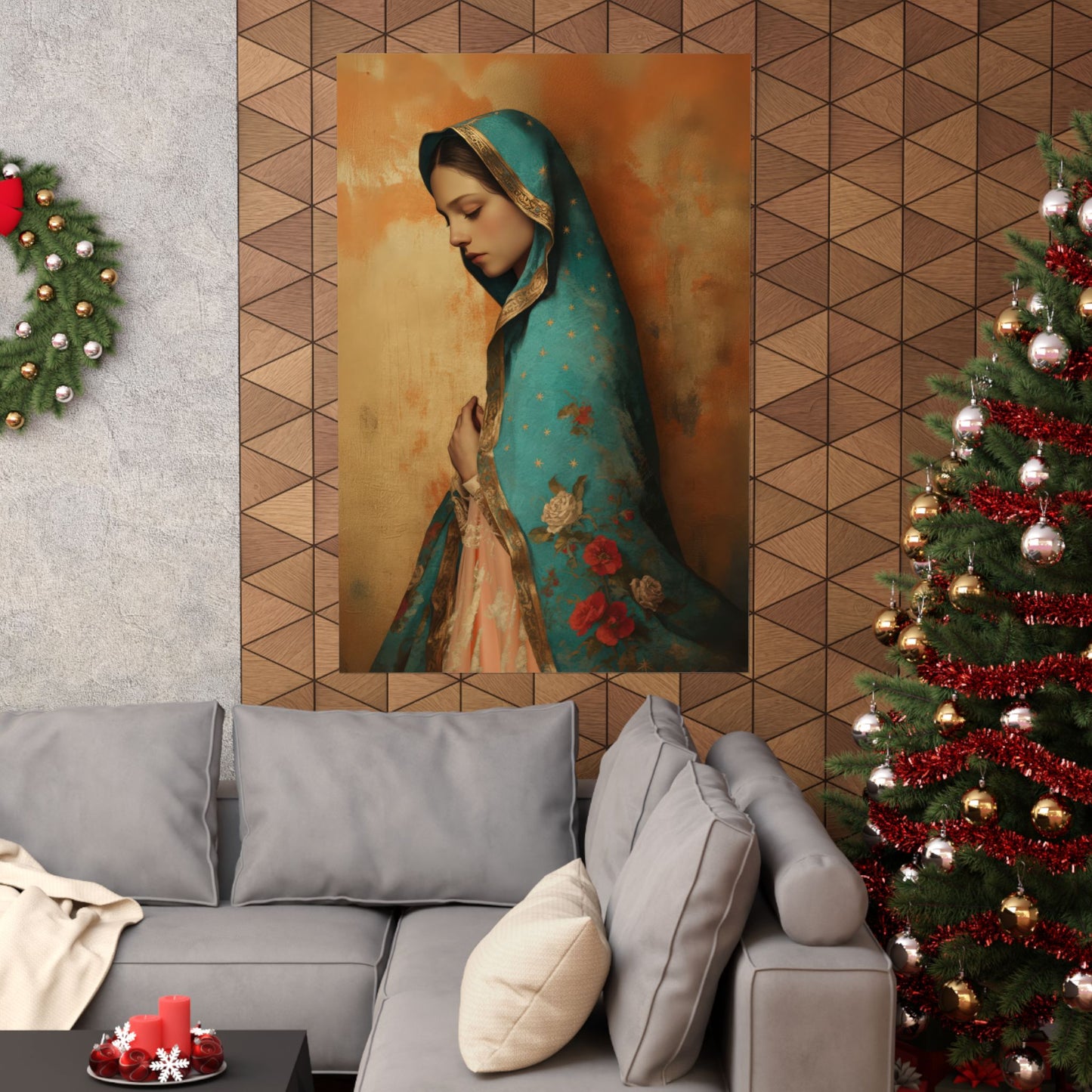 Our Lady of Guadalupe - Sanctified Souls Print - Multiple Sizes - Premium Matte Vertical Posters