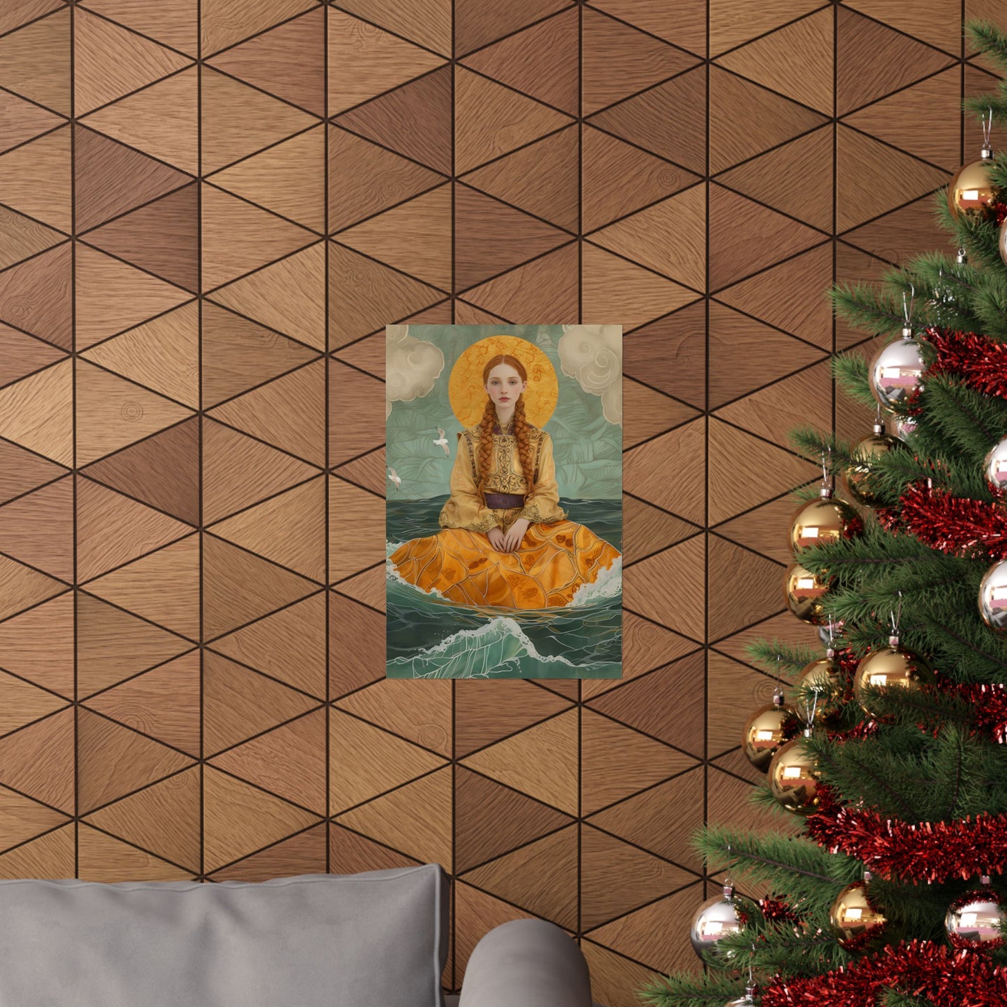 Saint Ia of Cornwall - Sanctified Souls Print - Multiple Sizes - Premium Matte Vertical Posters