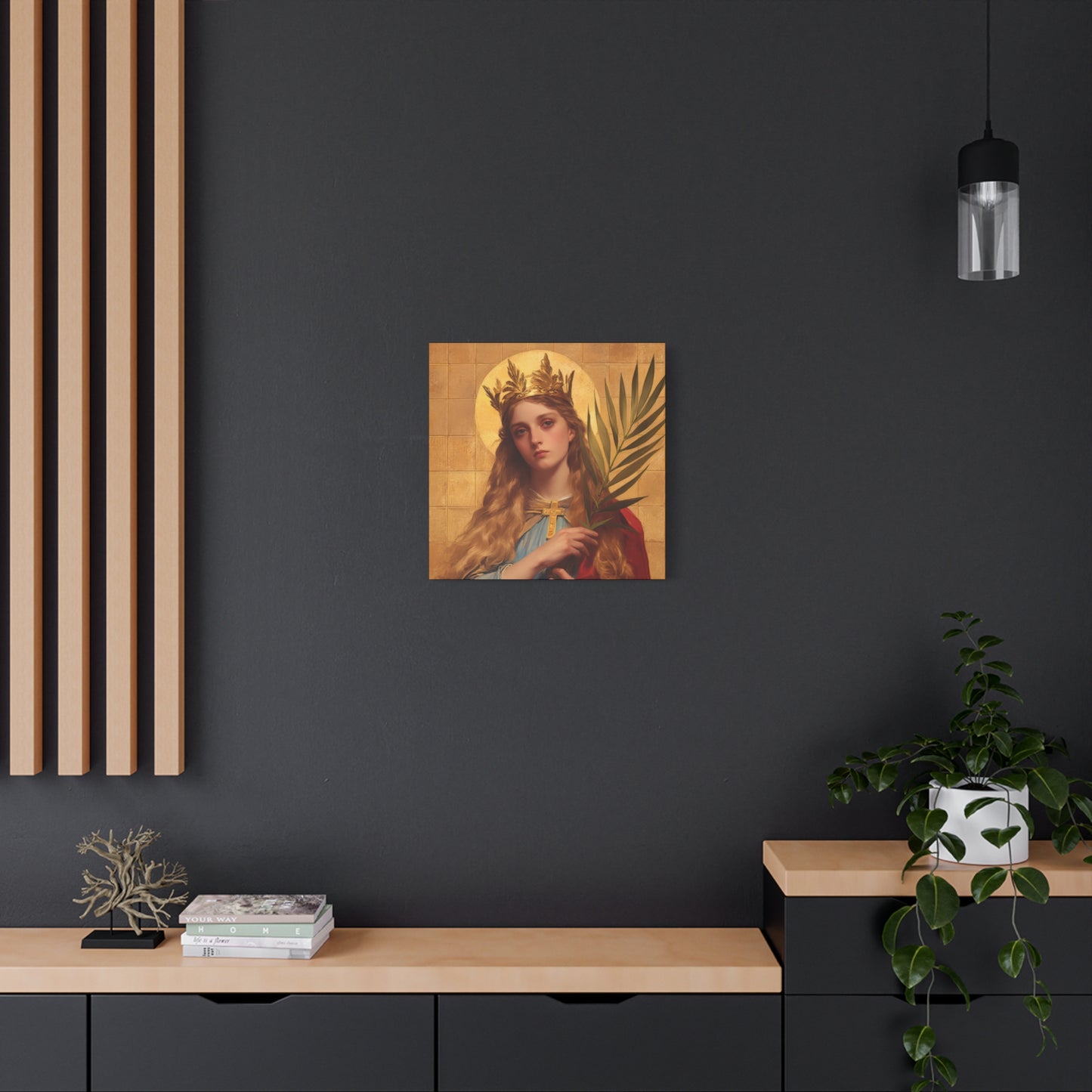 Saint Agrippina - Gallery Wrapped Canvas - Print - Religious Art for your Home - Catholic Art