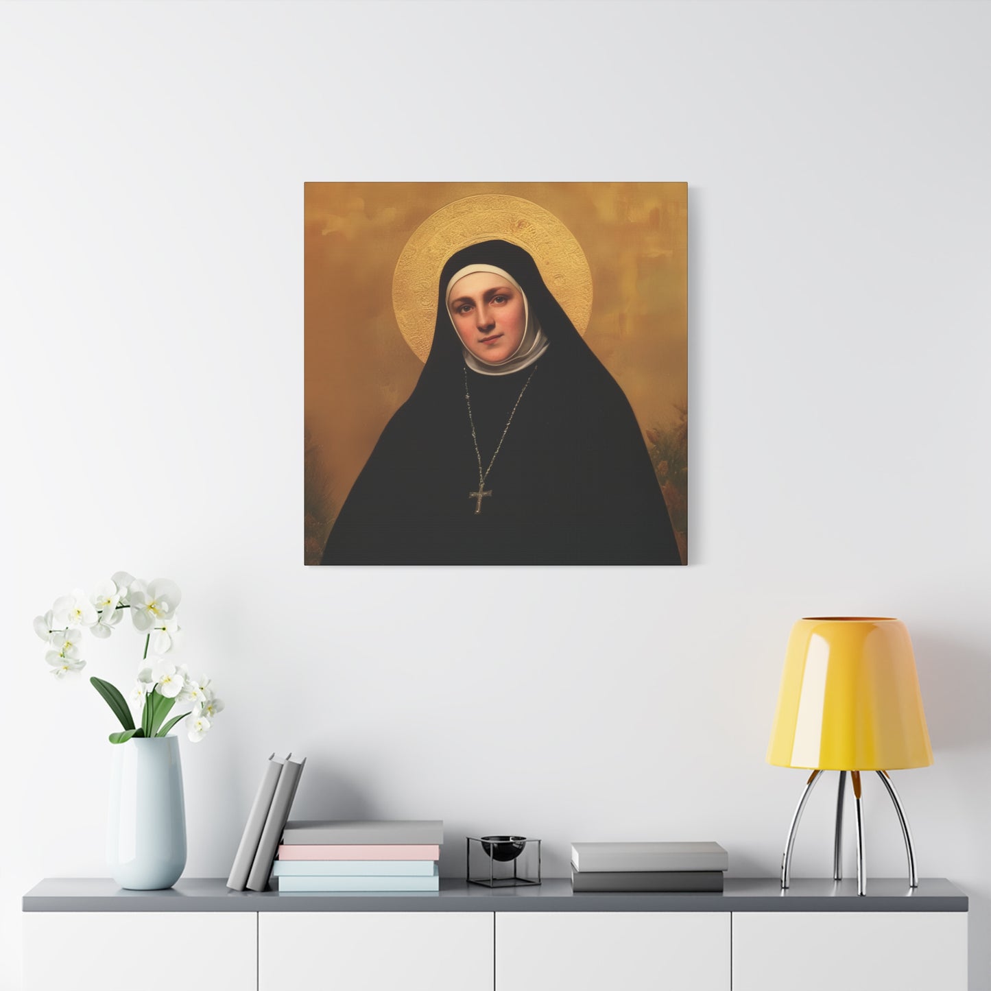 Saint Geltrude Caterina Comensoli - Gallery Wrapped Canvas - Print - Religious Art for your Home - Catholic Art